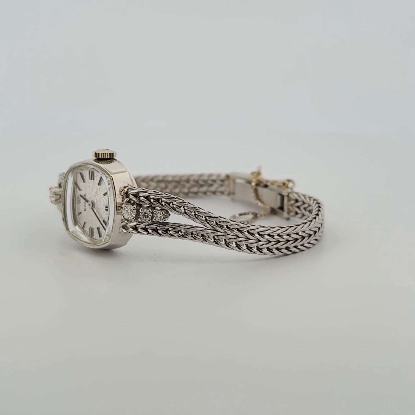 Rolex Ladies Winding 14k White Gold (8271)