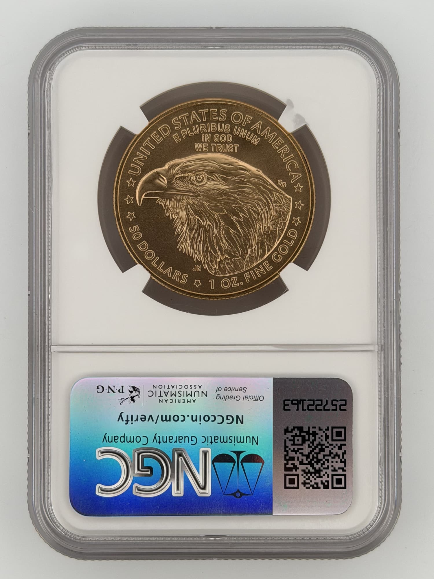2025 American Gold Eagle $50 1 oz NGC MS70 First 30 - Alternate view