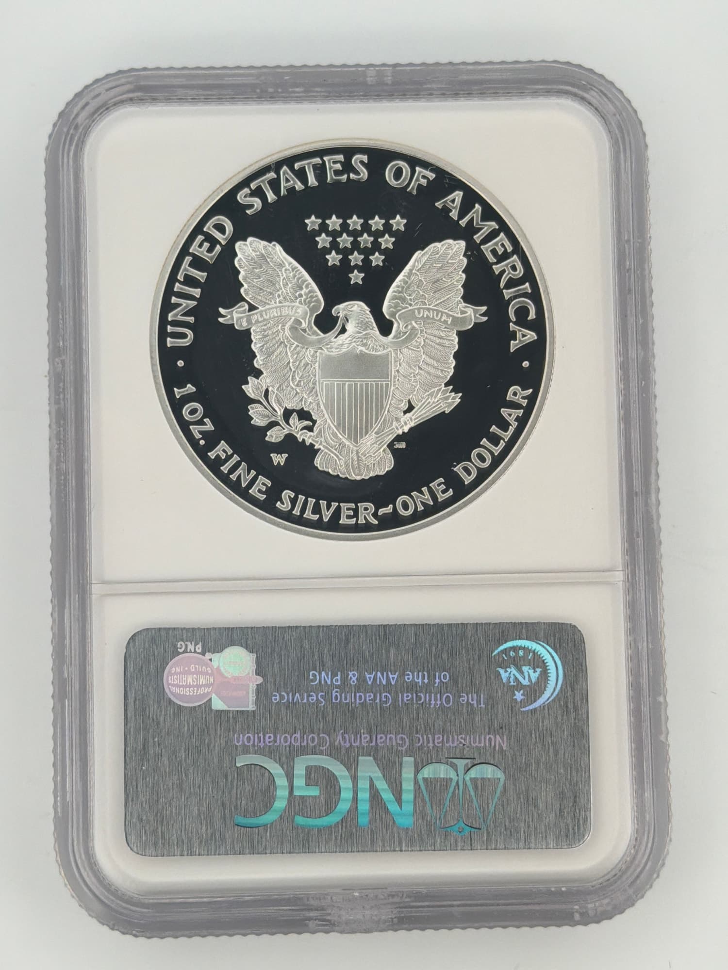 2003-W American Silver Eagle $1 NGC PF-69 Ultra Cameo - Alternate view