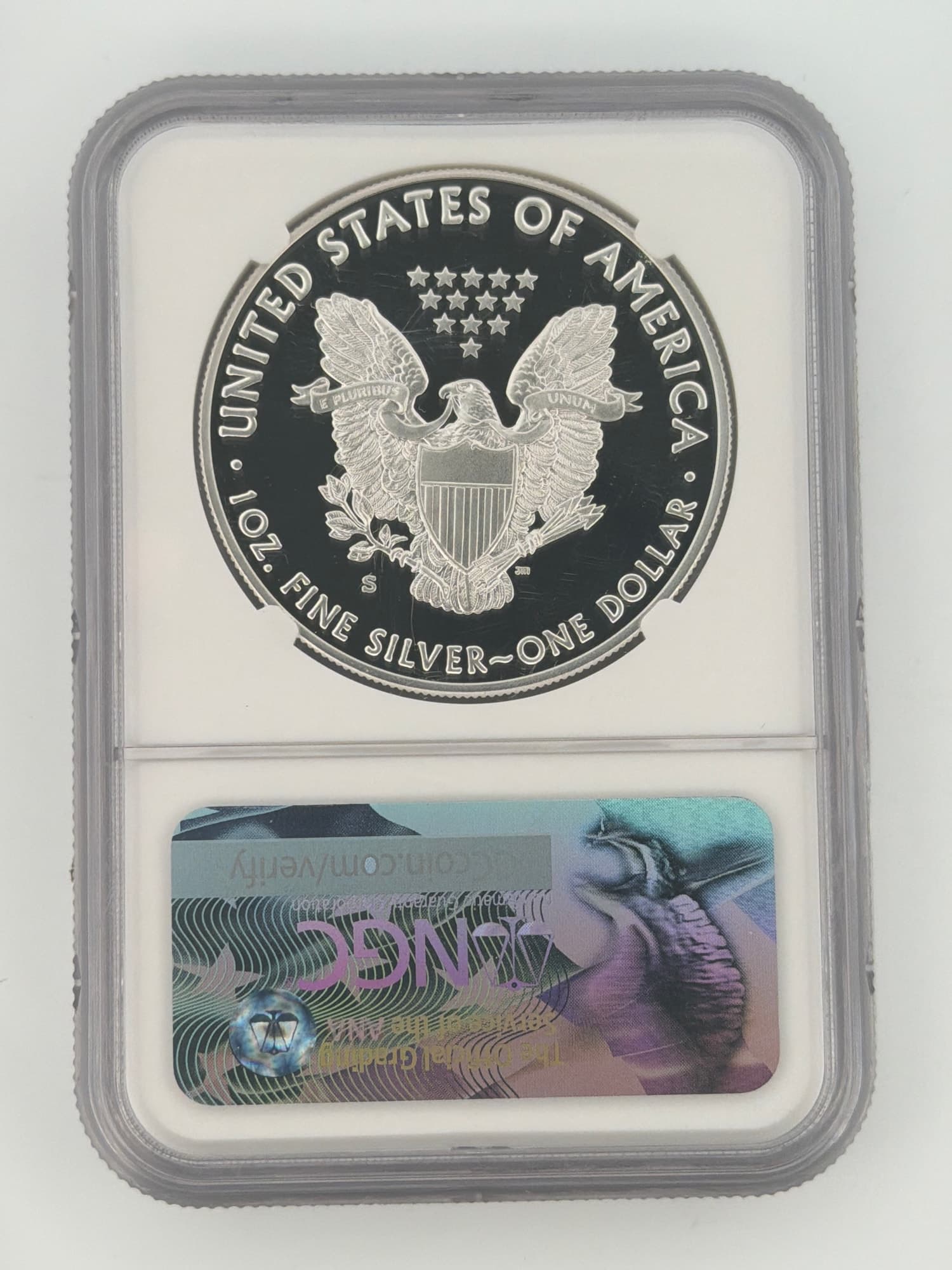 2017-S American Silver Eagle $1 NGC PF70 Ultra Cameo Early Releases Congratulations Set - Alternate view