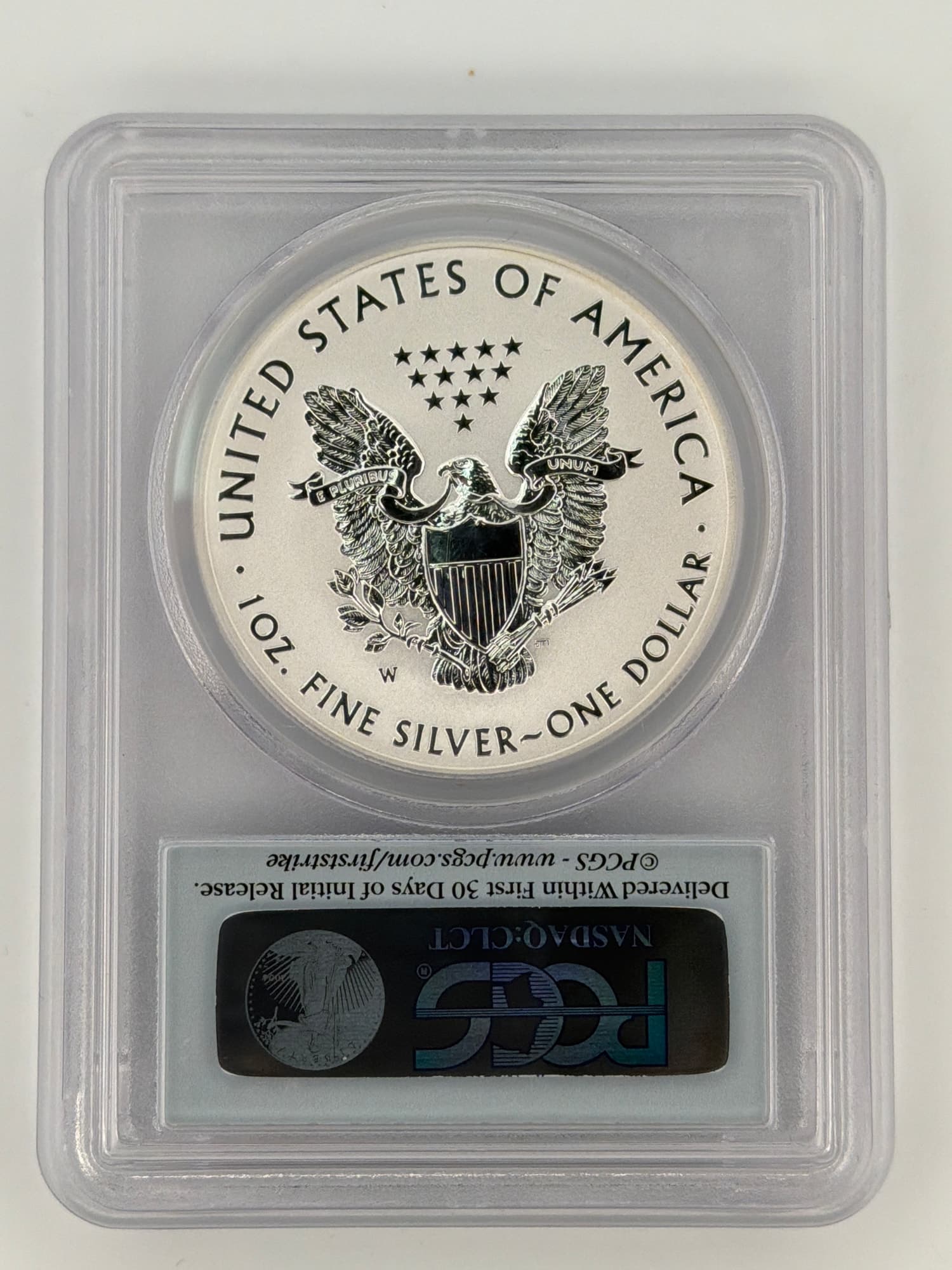 2013-W American Silver Eagle Reverse Proof PCGS PR70 West Point Mint Set First Strike - Alternate view