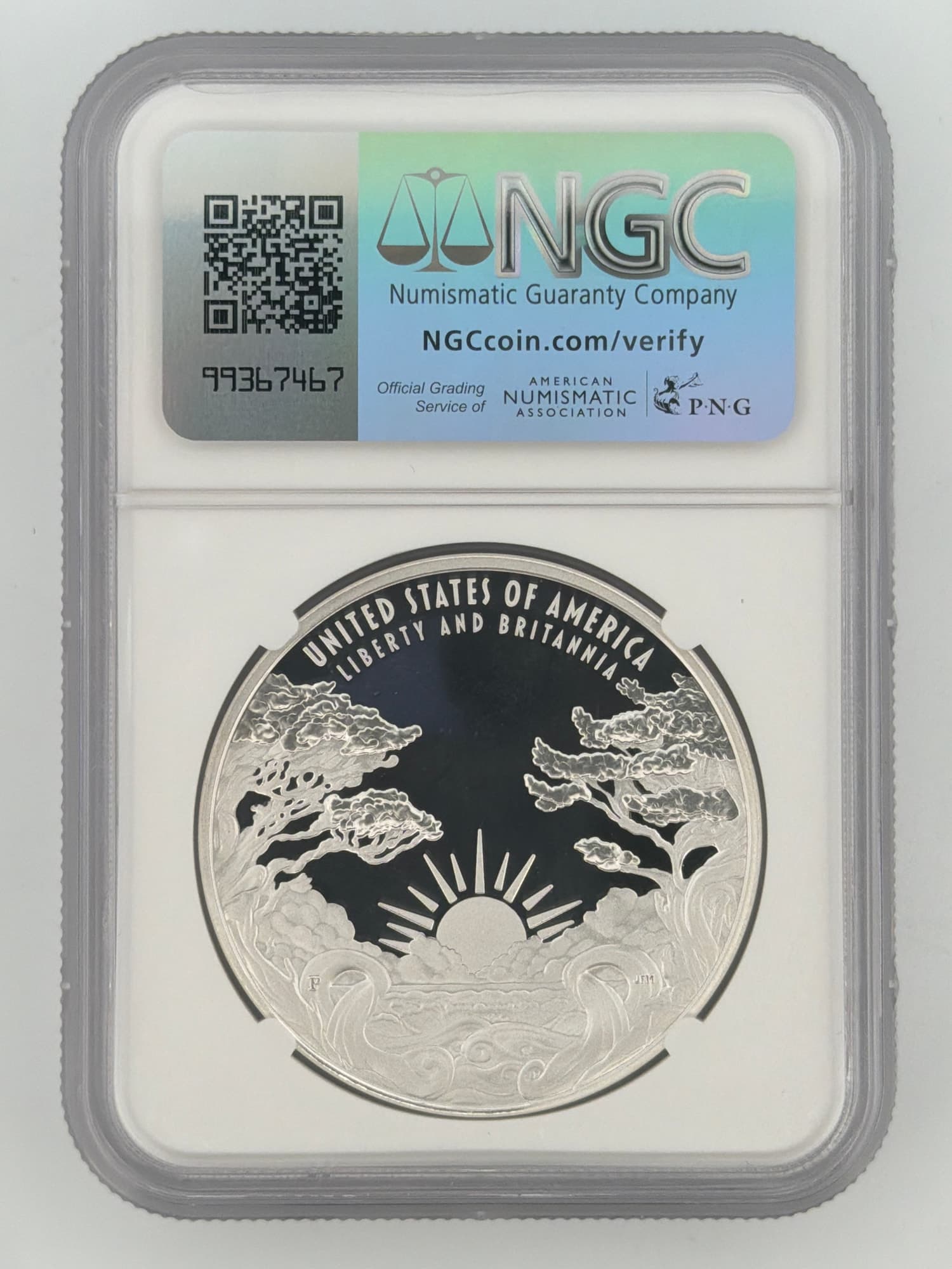 2024-P Liberty & Britannia 1 oz Silver Medal NGC PF70 Ultra Cameo Early Releases - Alternate view