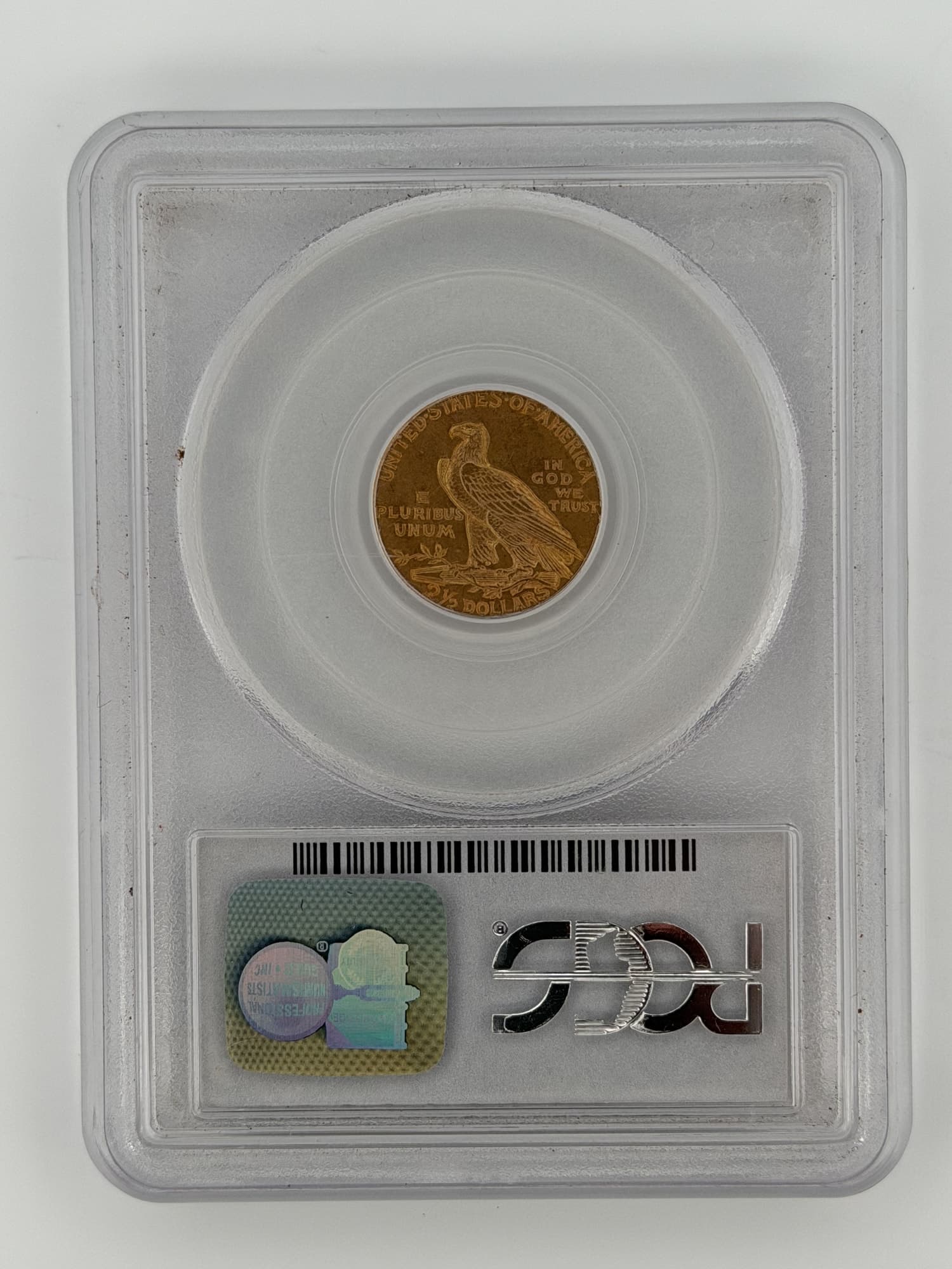 1909-P $2.50 Gold Quarter Eagle PCGS MS62 - Alternate view
