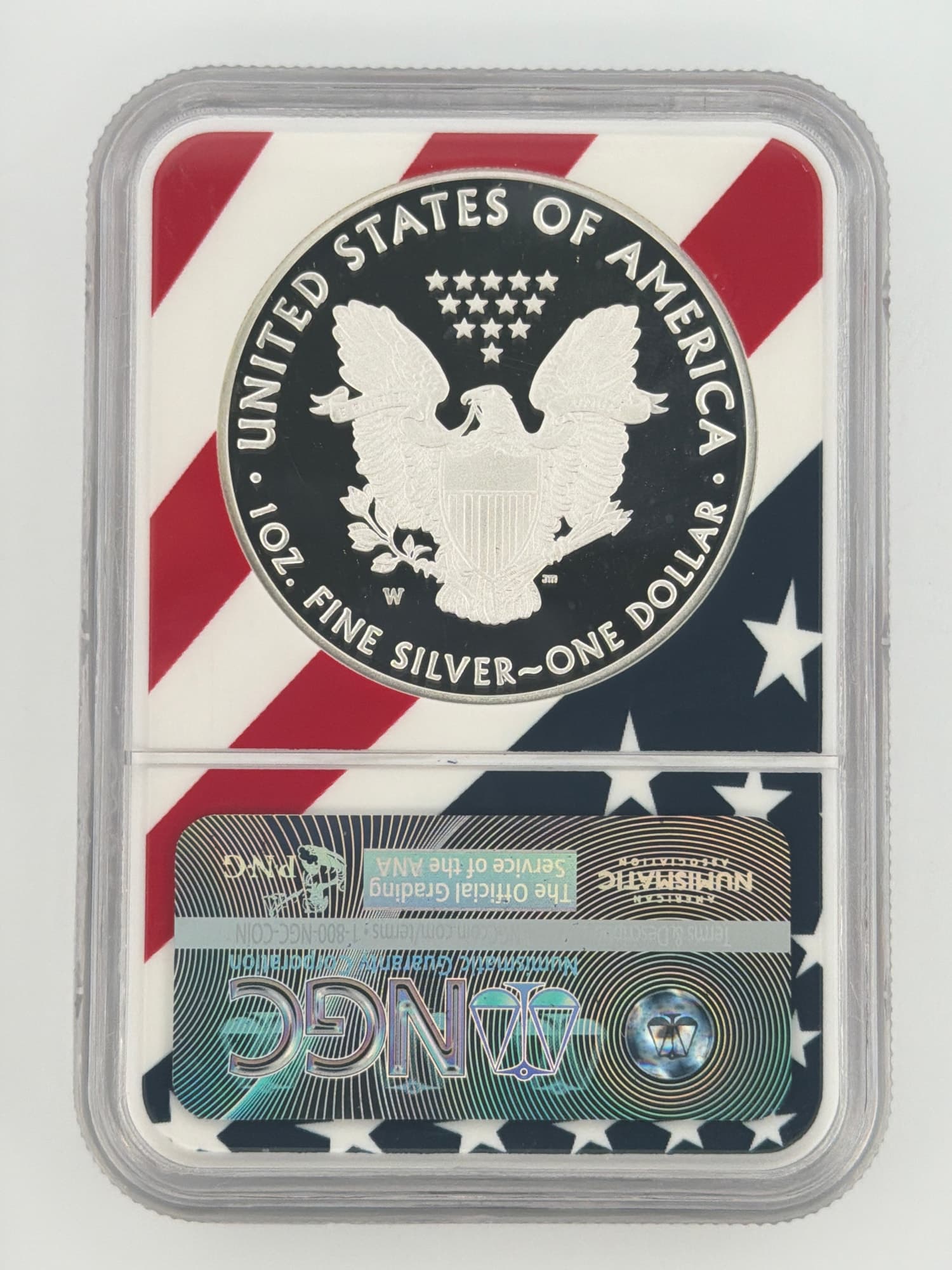 2018-W American Silver Eagle $1 NGC PF 70 Ultra Cameo Early Releases - Alternate view