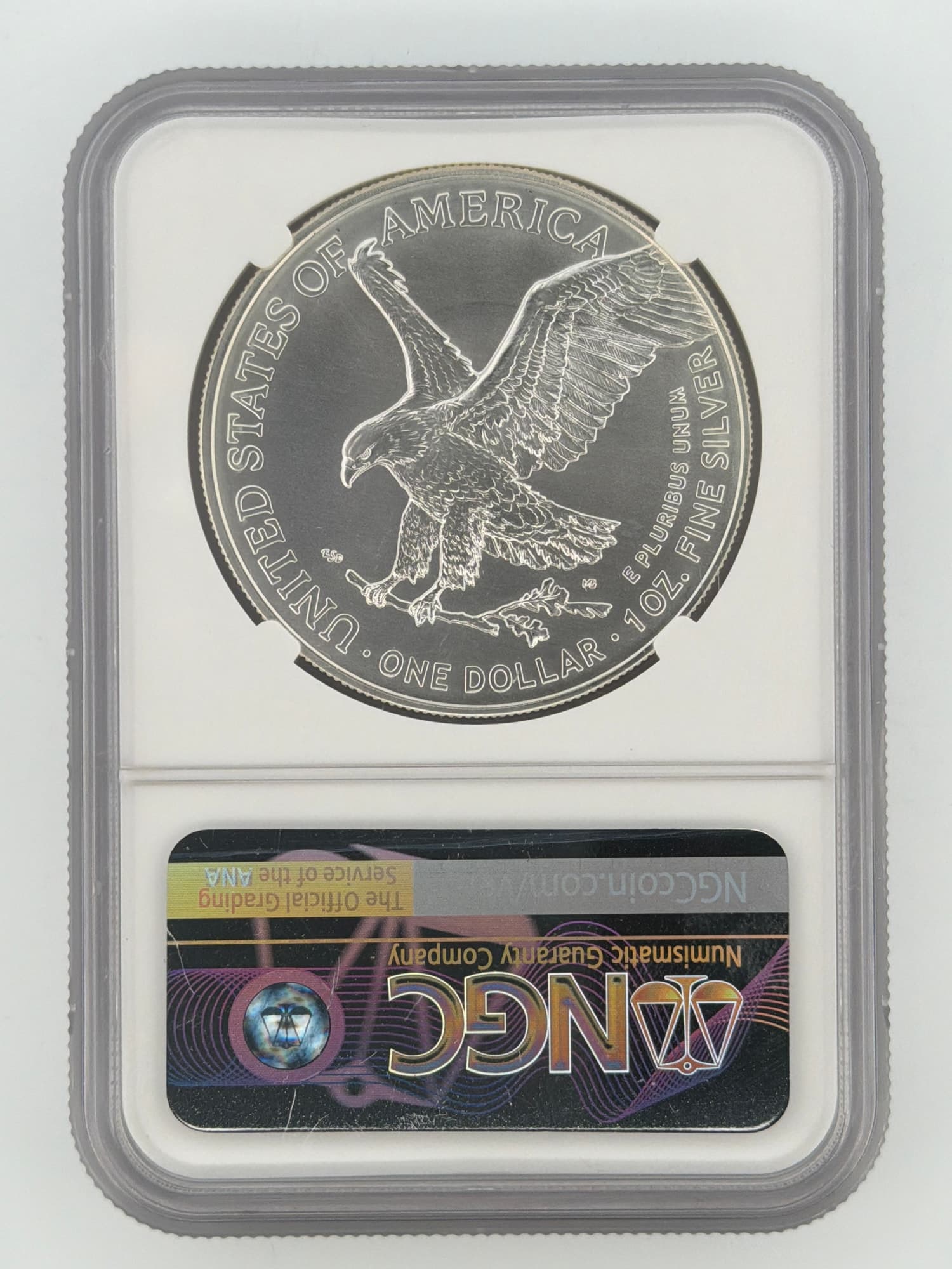 2022 American Silver Eagle $1 NGC MS70 U.S. State Series Mississippi (39 of 50) - Alternate view