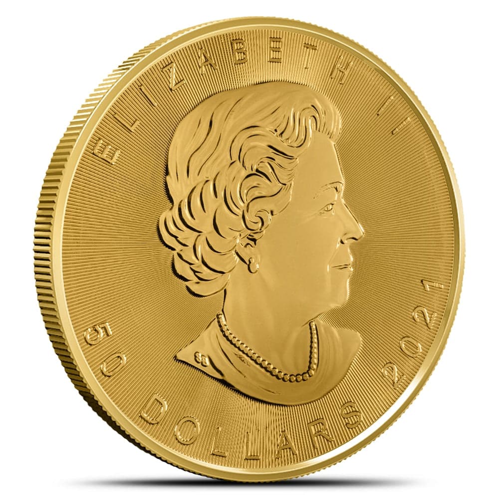 Gold Canadian Maple Leaf | 1 oz (Random Year) - Alternate view