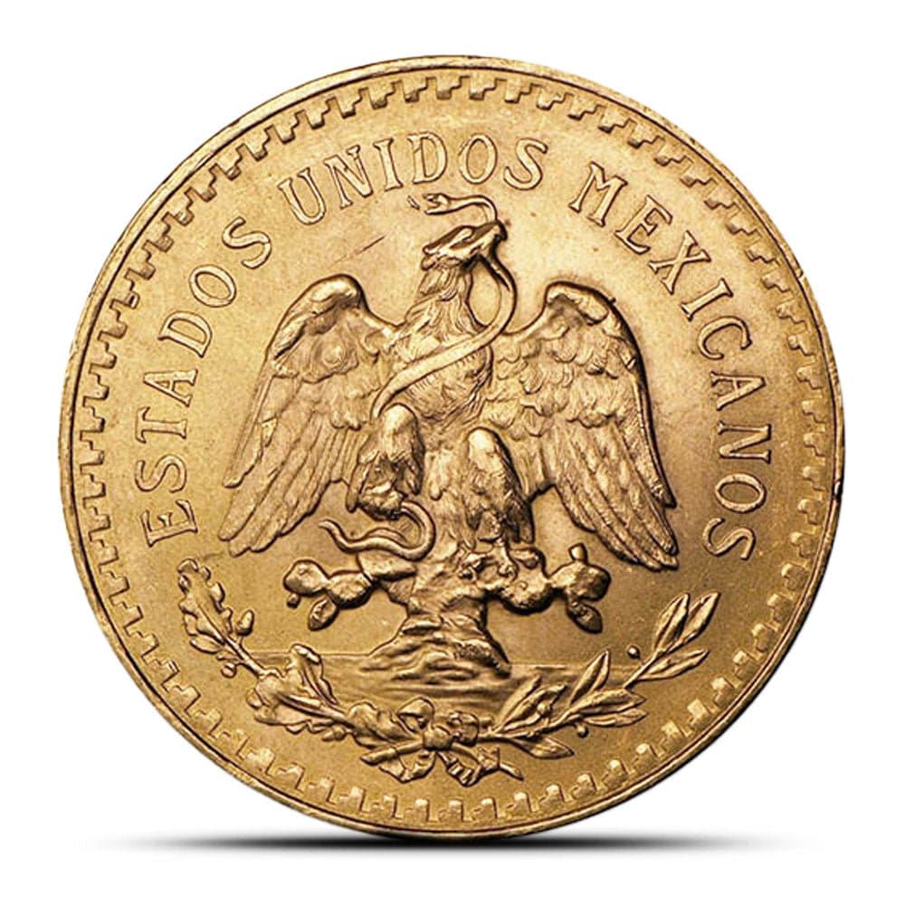 Gold Mexican 50 Peso | 1.205 oz (Random Year) - Alternate view