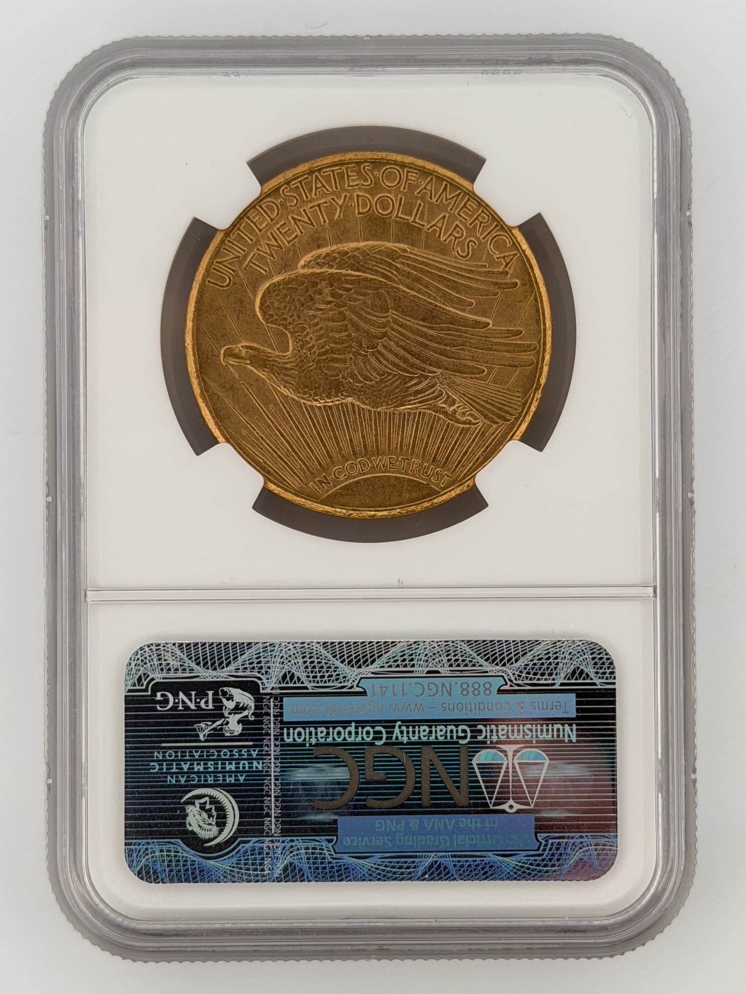 1911-D Saint-Gaudens Double Eagle $20 Gold NGC MS63 - Alternate view