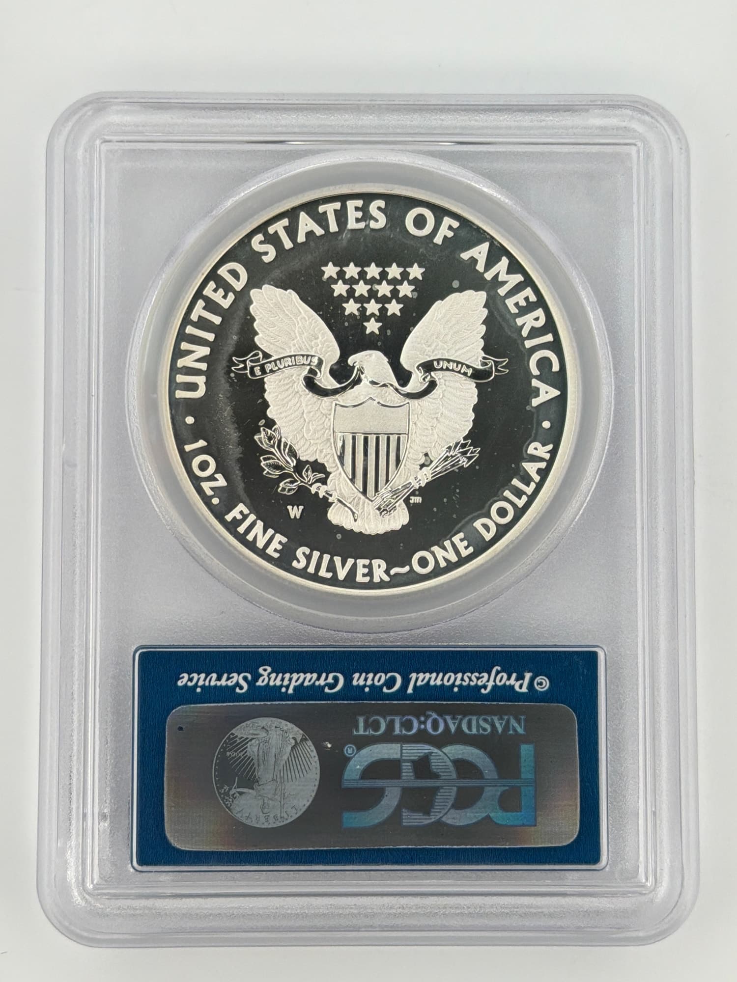 2013-W American Silver Eagle Enhanced Mint State PCGS MS70 First Strike - Alternate view