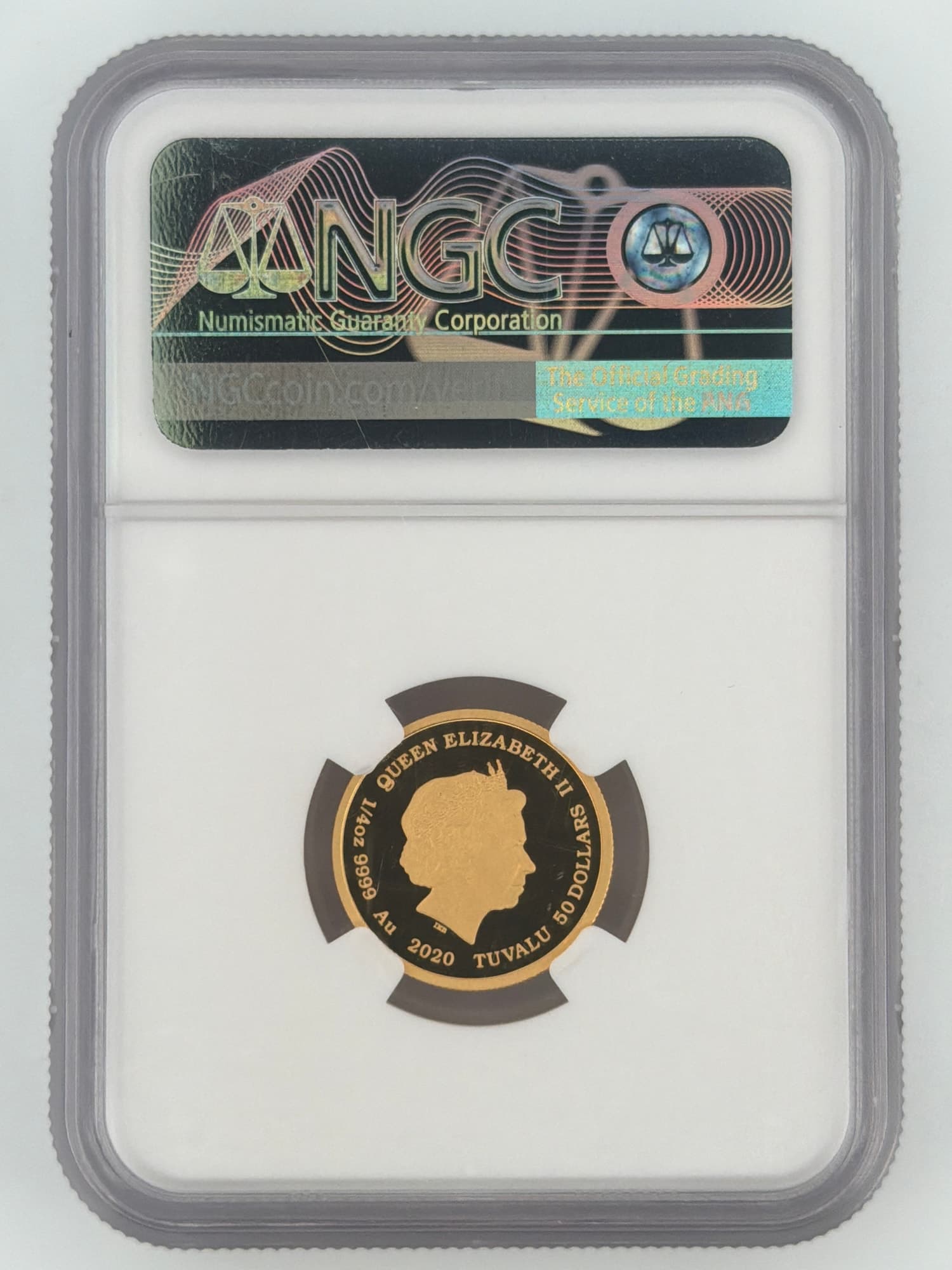 2020 Tuvalu James Bond 007 Gold $50 1/4 oz NGC PF70 Ultra Cameo - Alternate view