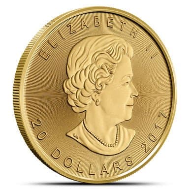 Gold Canadian Maple Leaf | 1/2 oz (Random Year) - Alternate view