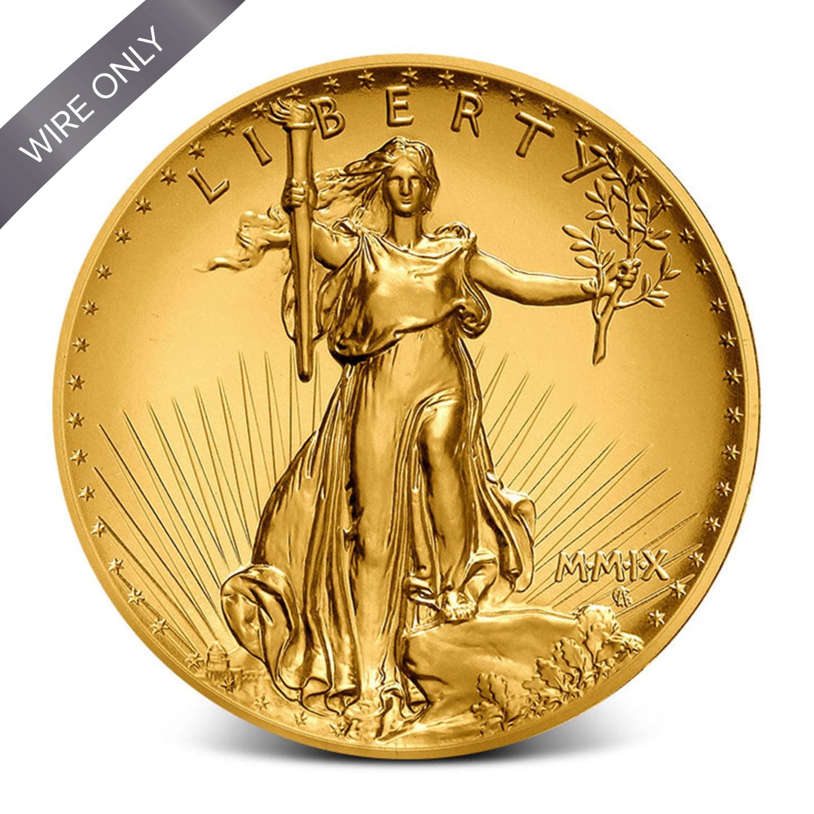 2009 Ultra High Relief Gold Double Eagle | 1 oz (Box + CoA) - American Gold Coins from Lone Star Coins