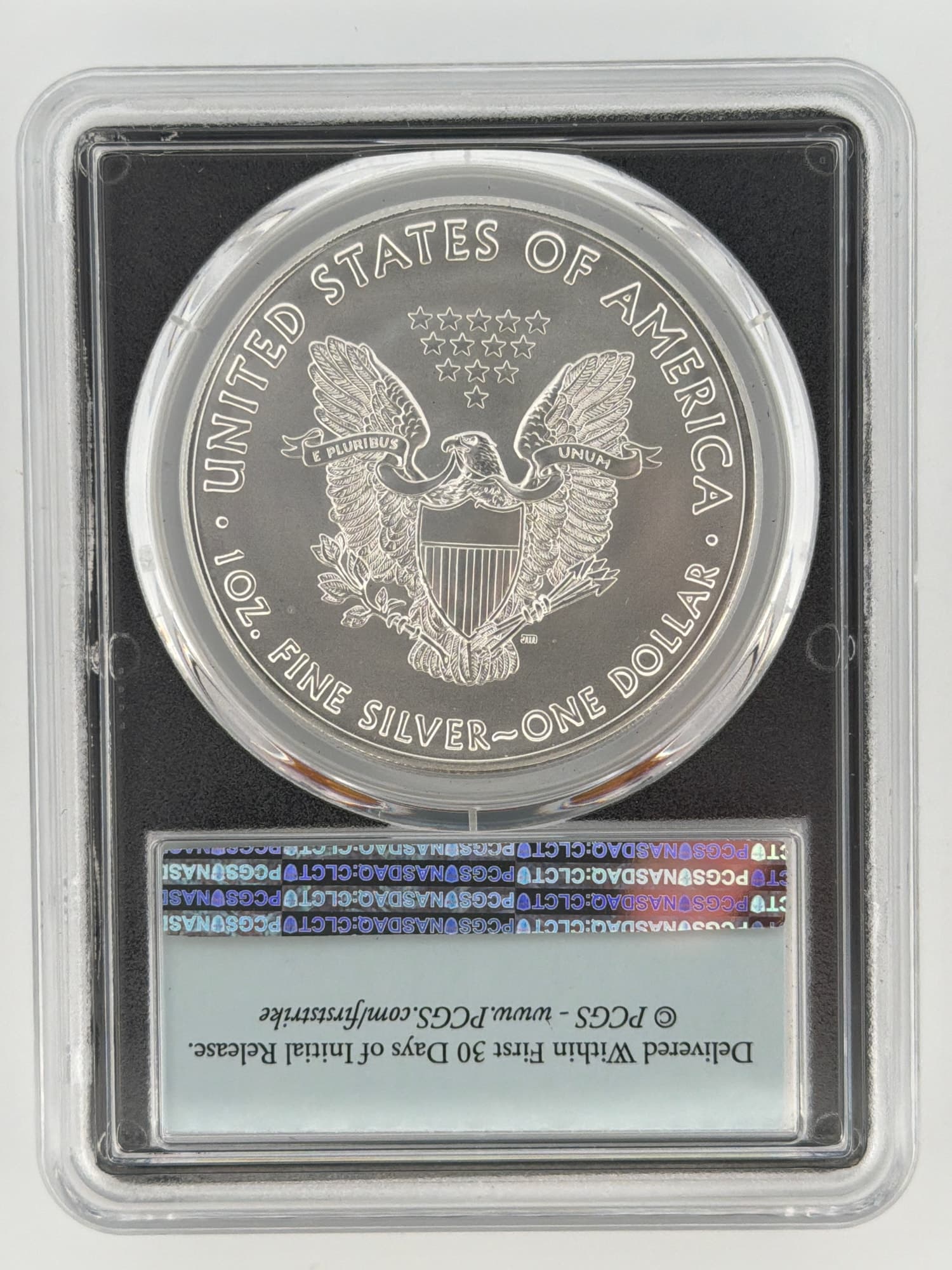 2020 American Silver Eagle $1 PCGS MS70 First Strike - Alternate view