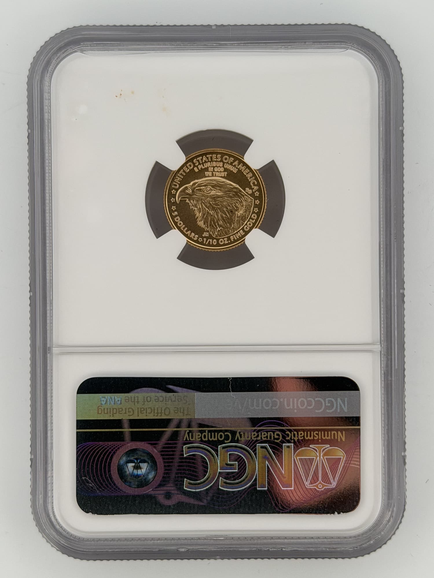 2026 American Gold Eagle 1/10 oz $5 NGC MS 70 - Alternate view