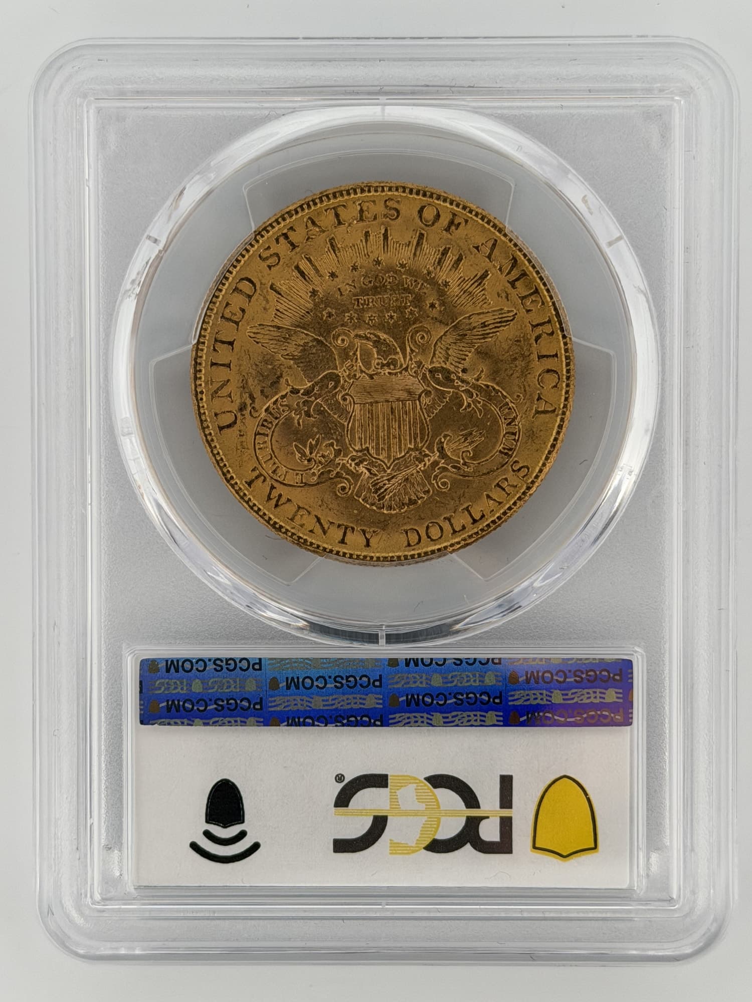 1907-P $20 Gold Double Eagle PCGS MS63 - Alternate view