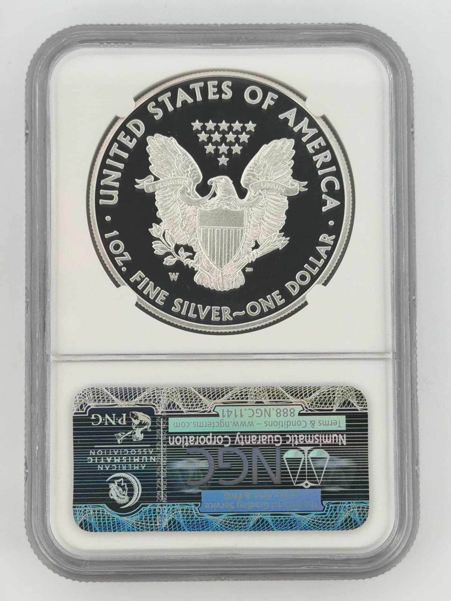 2015-W American Silver Eagle $1 NGC PF70 Ultra Cameo Early Releases - Alternate view