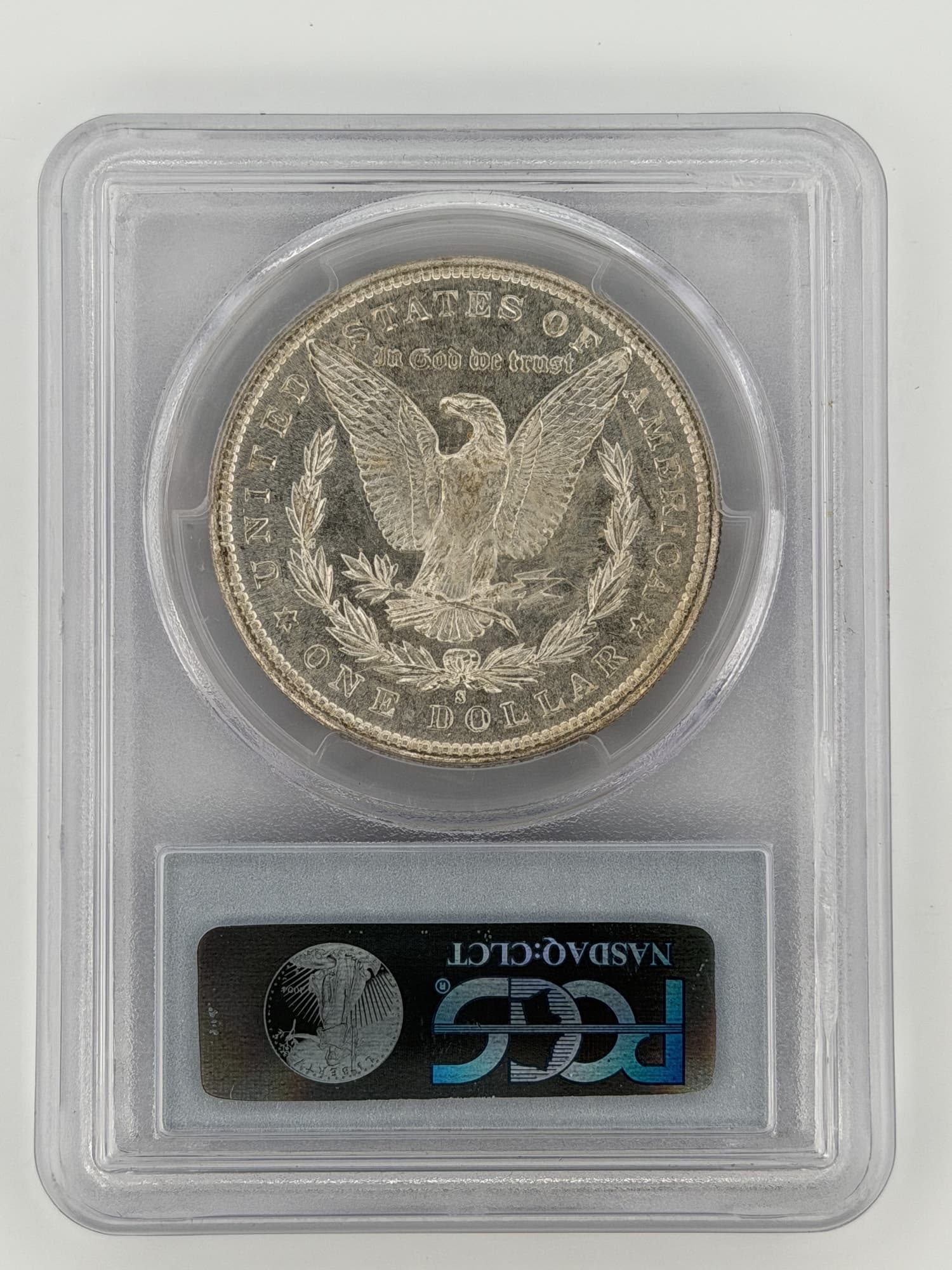 1881-S Morgan Silver Dollar PCGS MS63 — $1 San Francisco Mint - Alternate view