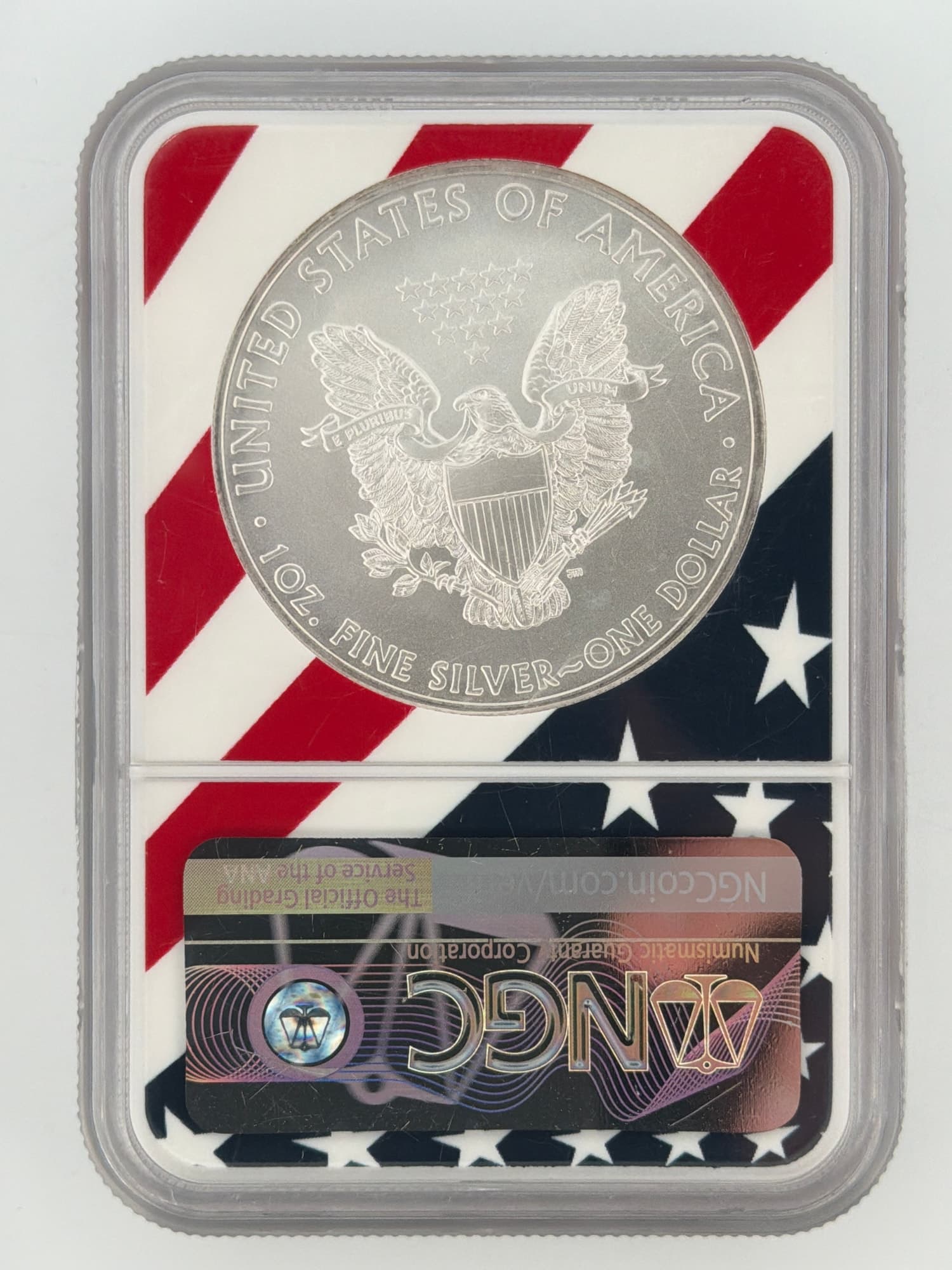 2009 American Silver Eagle $1 NGC MS-69 — 1 oz Fine Silver - Alternate view