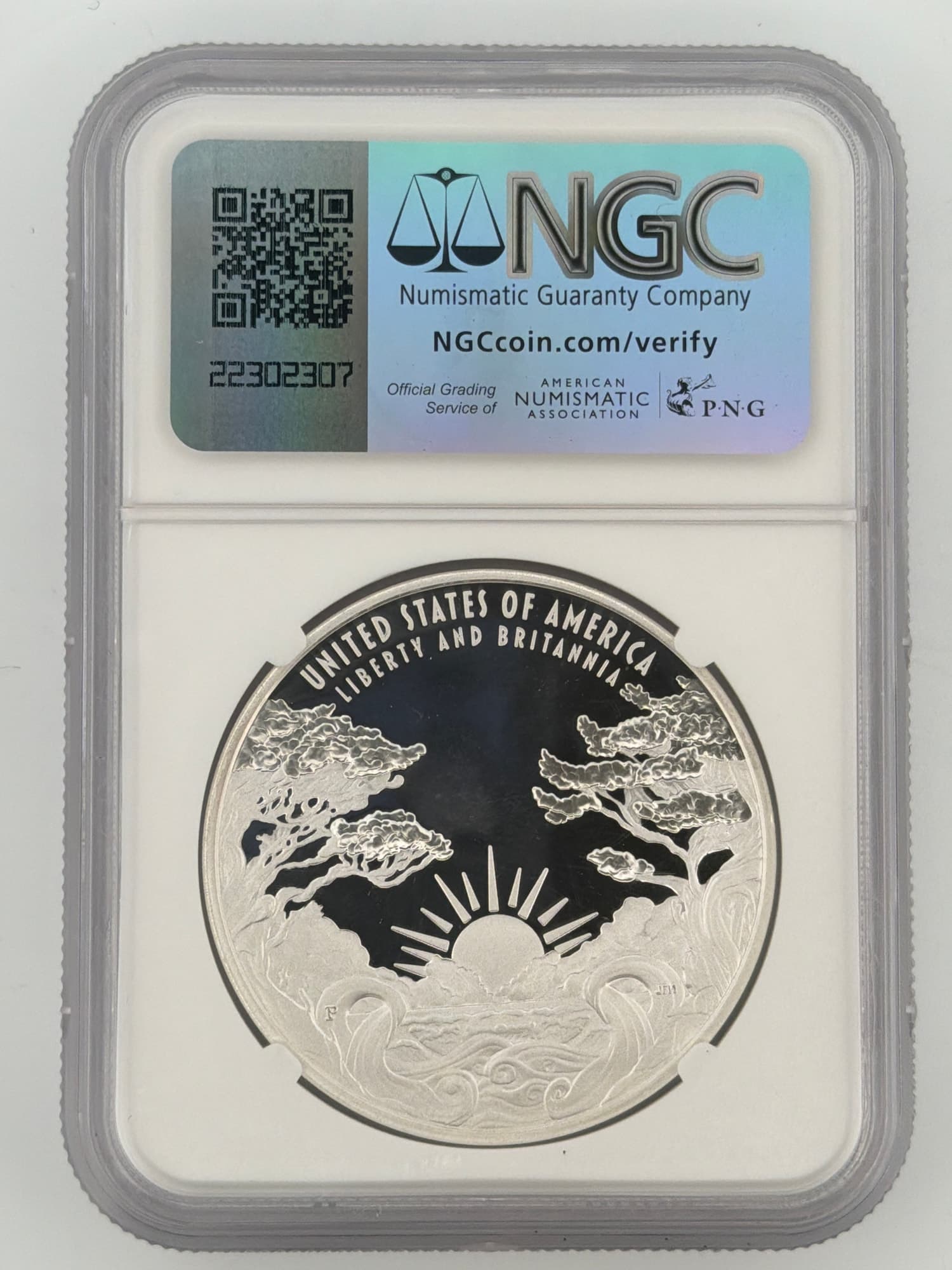2024-P Liberty & Britannia 1 oz Silver Medal NGC PF70 Ultra Cameo Early Releases - Alternate view