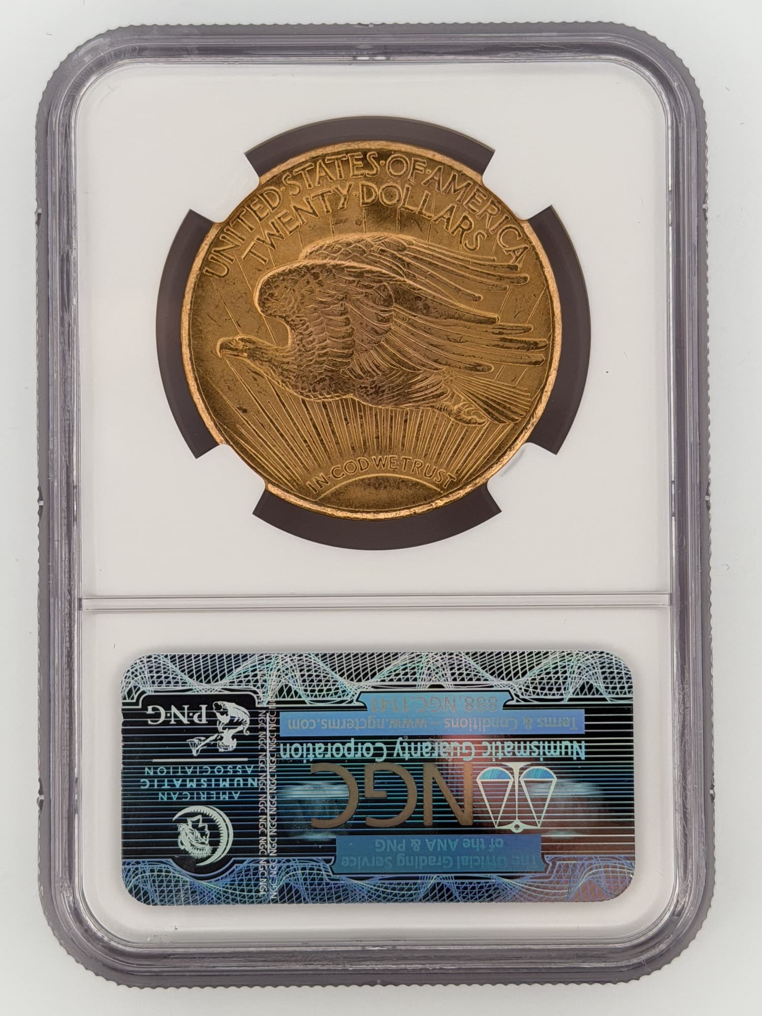 1927 Saint-Gaudens Double Eagle $20 Gold NGC MS64 - Alternate view
