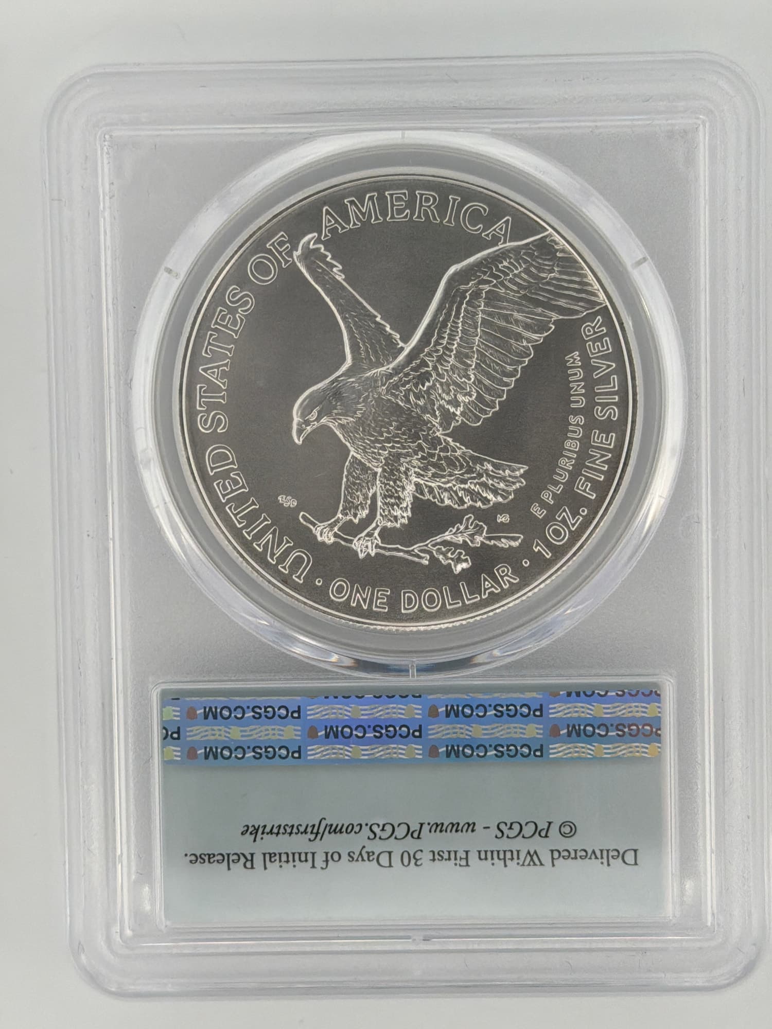 2024-(W) American Silver Eagle $1 PCGS MS69 First Strike — West Point - Alternate view