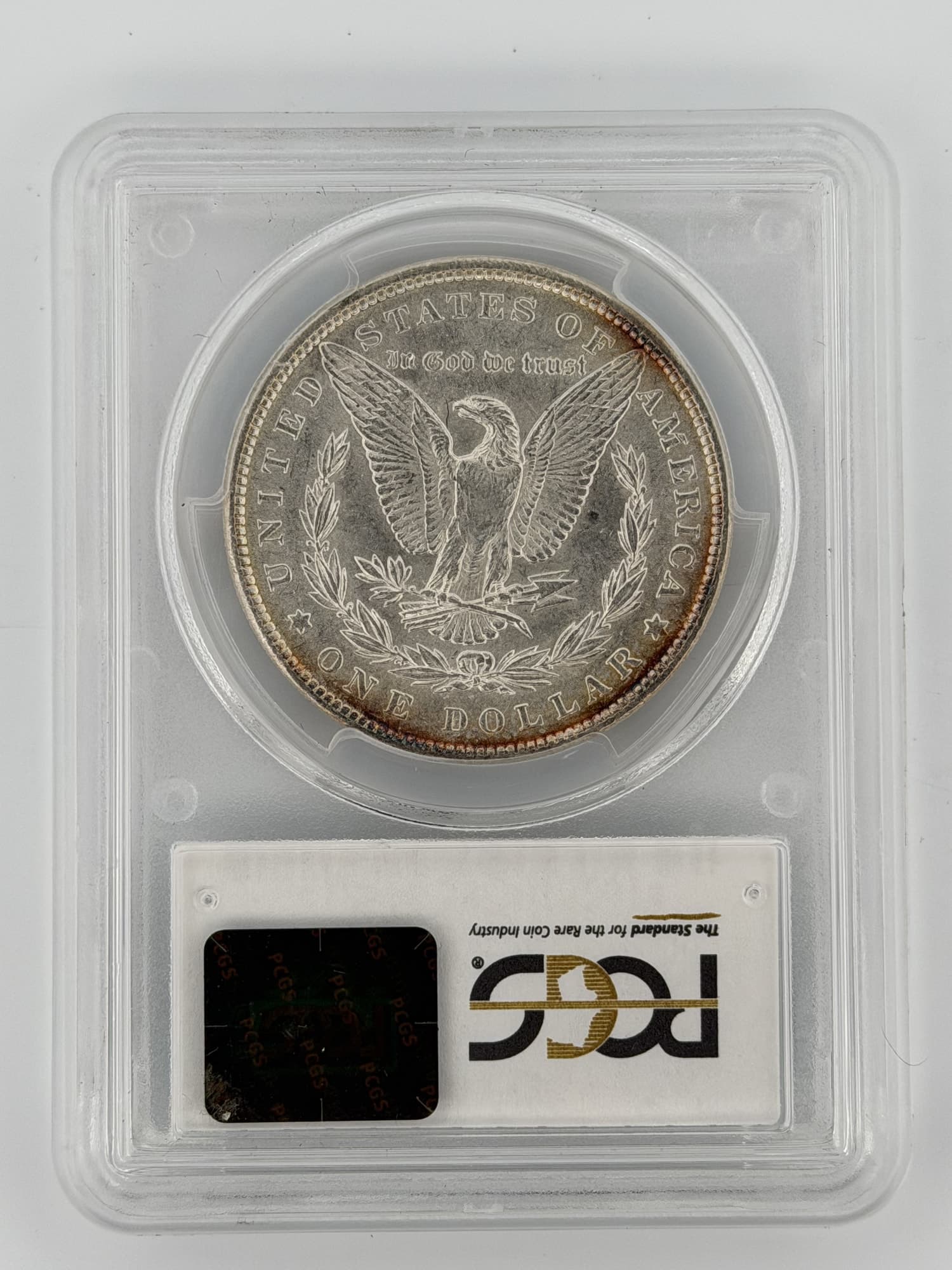 1889 Morgan Silver Dollar VAM-28A Pitted Reverse PCGS AU58 Hit List - Alternate view