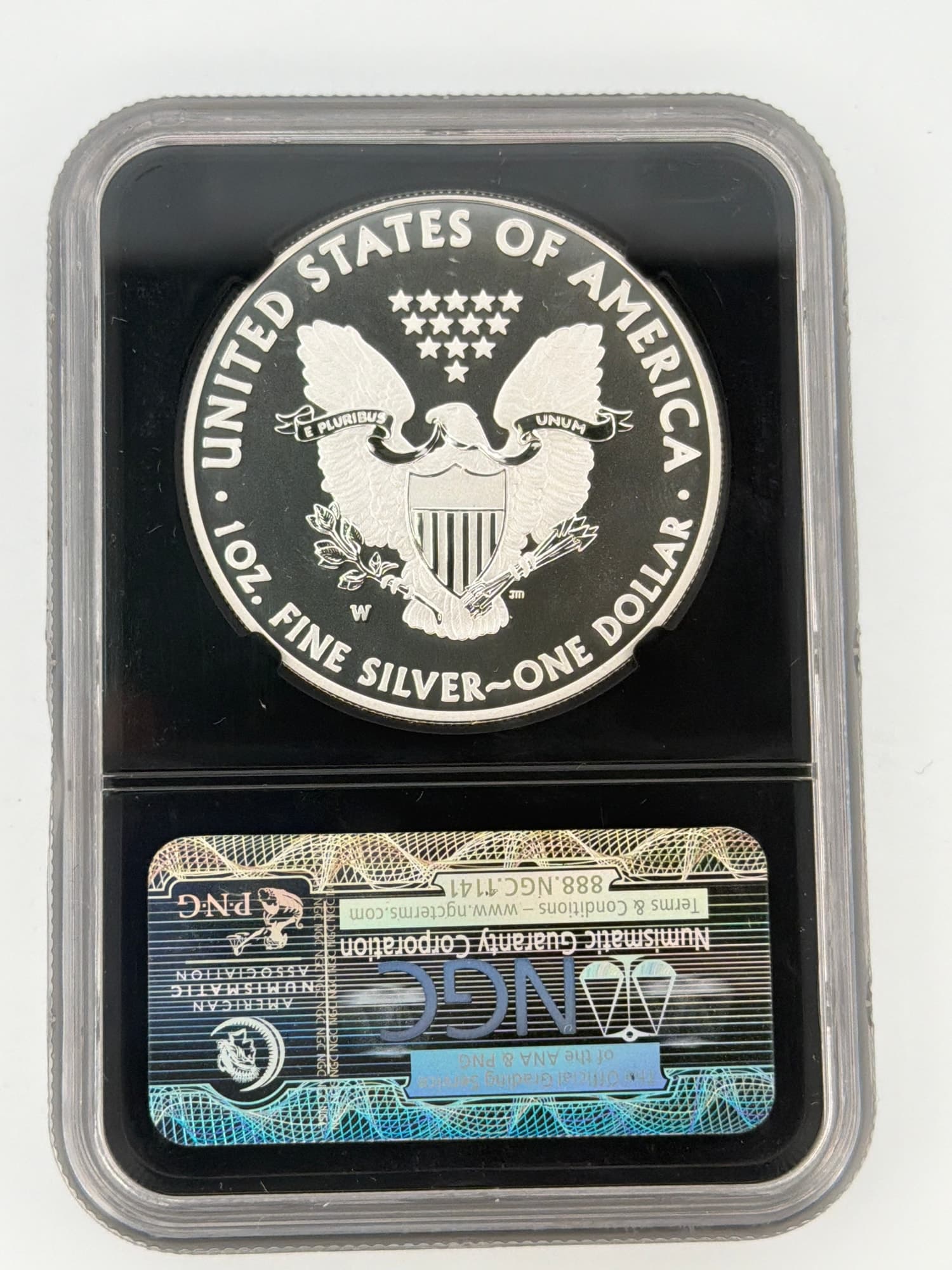 2013-W American Silver Eagle $1 West Point Set NGC SP70 Enhanced Finish Early Releases - Alternate view