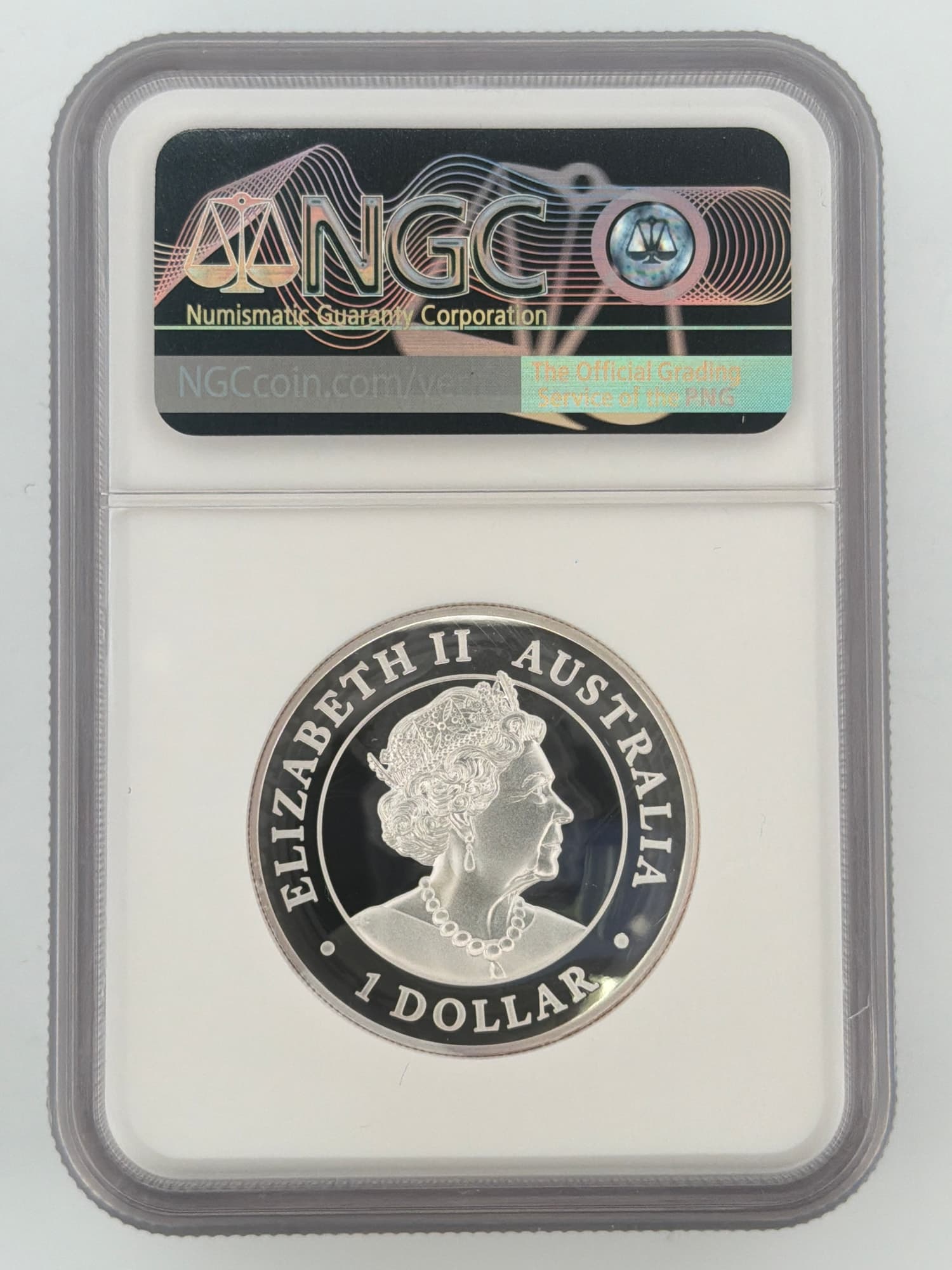 2020-P Australia Silver Koala 1 oz $1 Incuse High Relief NGC PF 70 Ultra Cameo - Alternate view