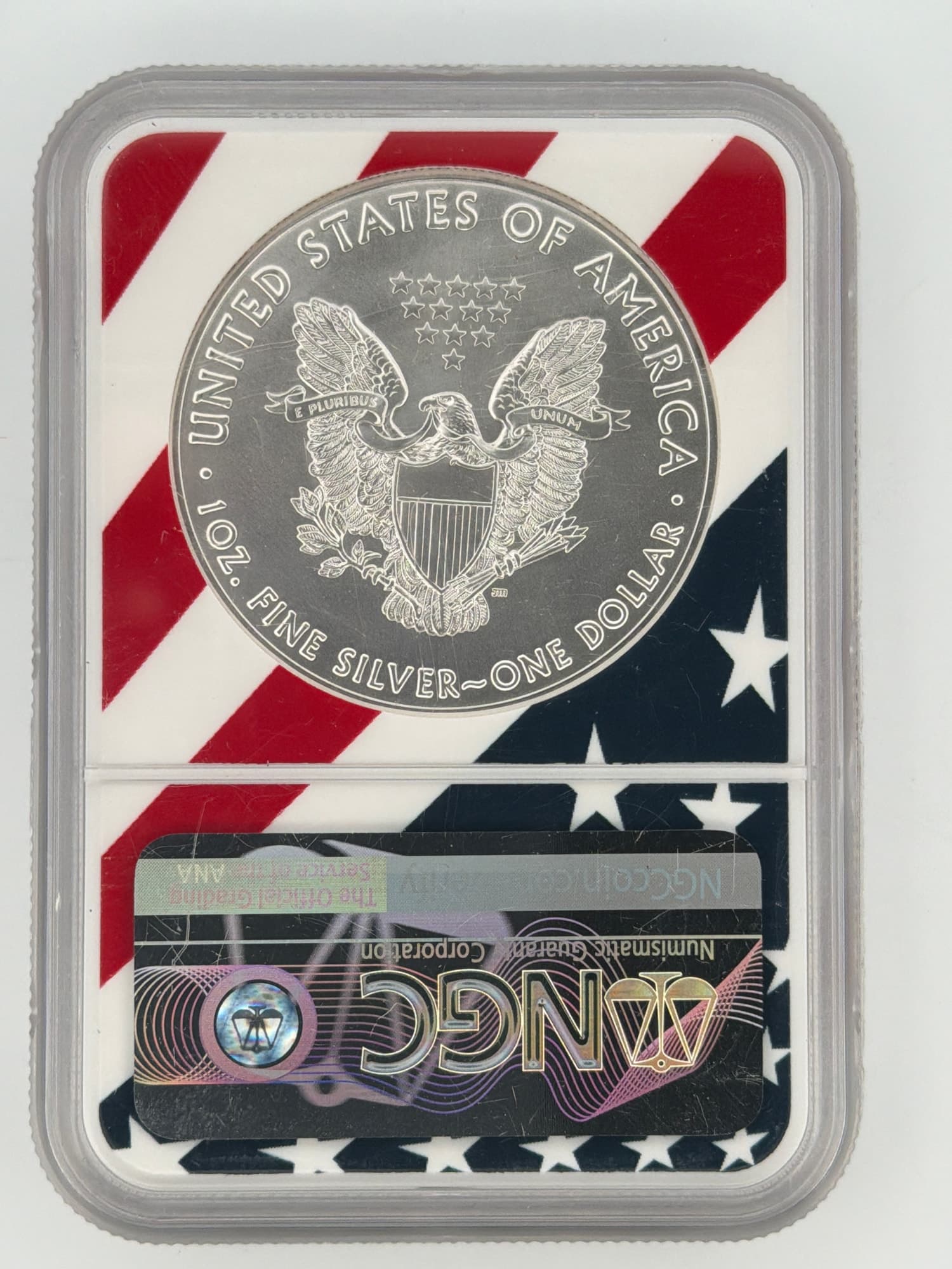 2017 American Silver Eagle $1 NGC MS 69 — 1 oz Fine Silver - Alternate view