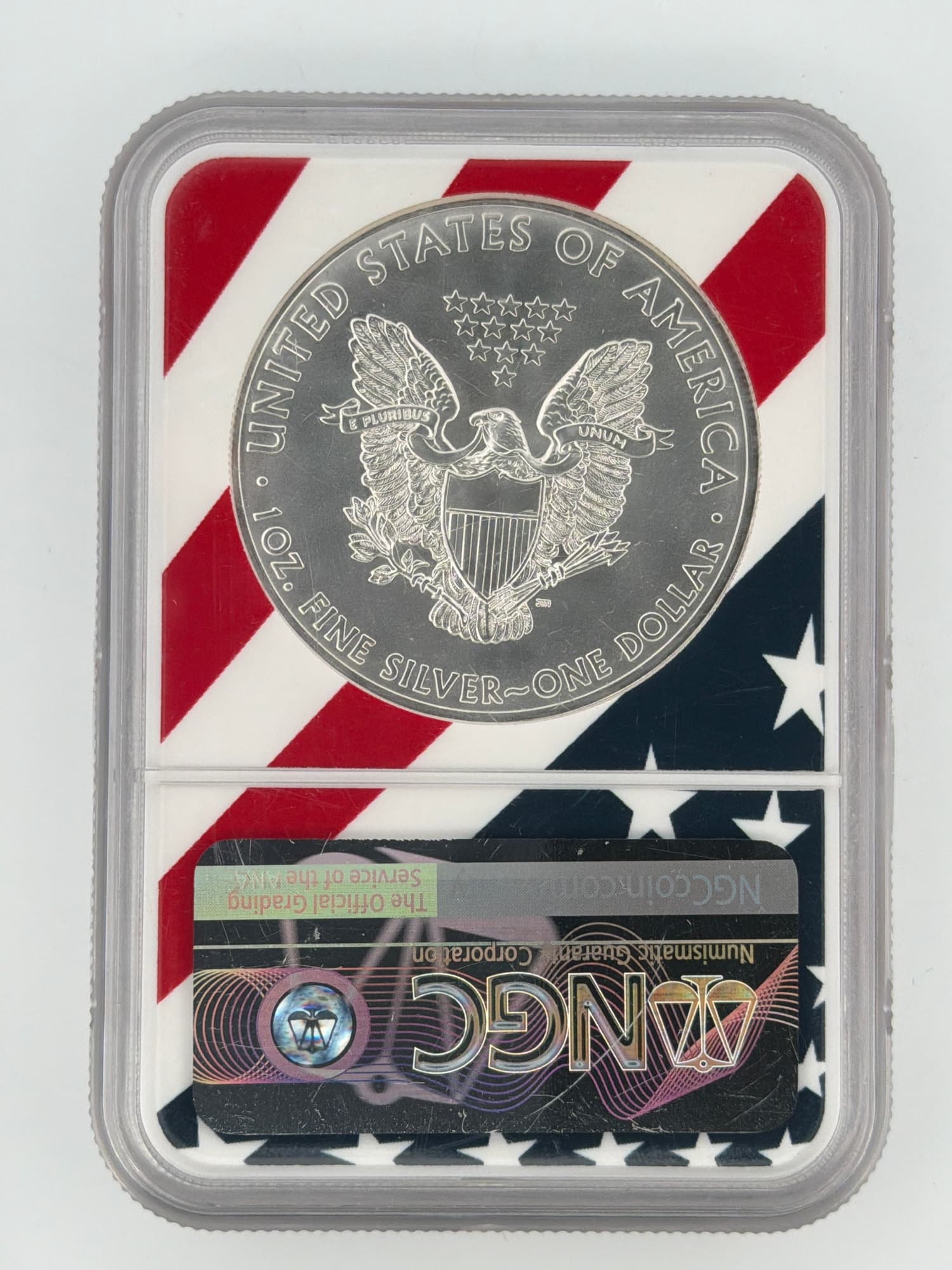 2015 American Silver Eagle $1 NGC MS69 — 1 oz Fine Silver - Alternate view