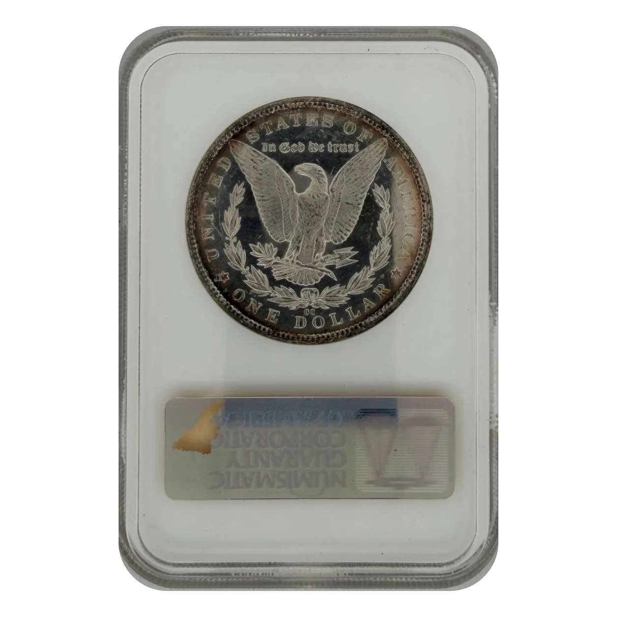 1884-CC Morgan Silver Dollar NGC MS63 DPL - Alternate view