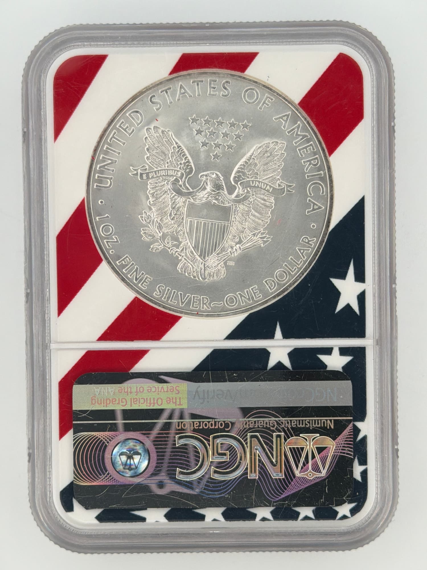 2013 American Silver Eagle $1 NGC MS 69 — 1 oz Fine Silver - Alternate view