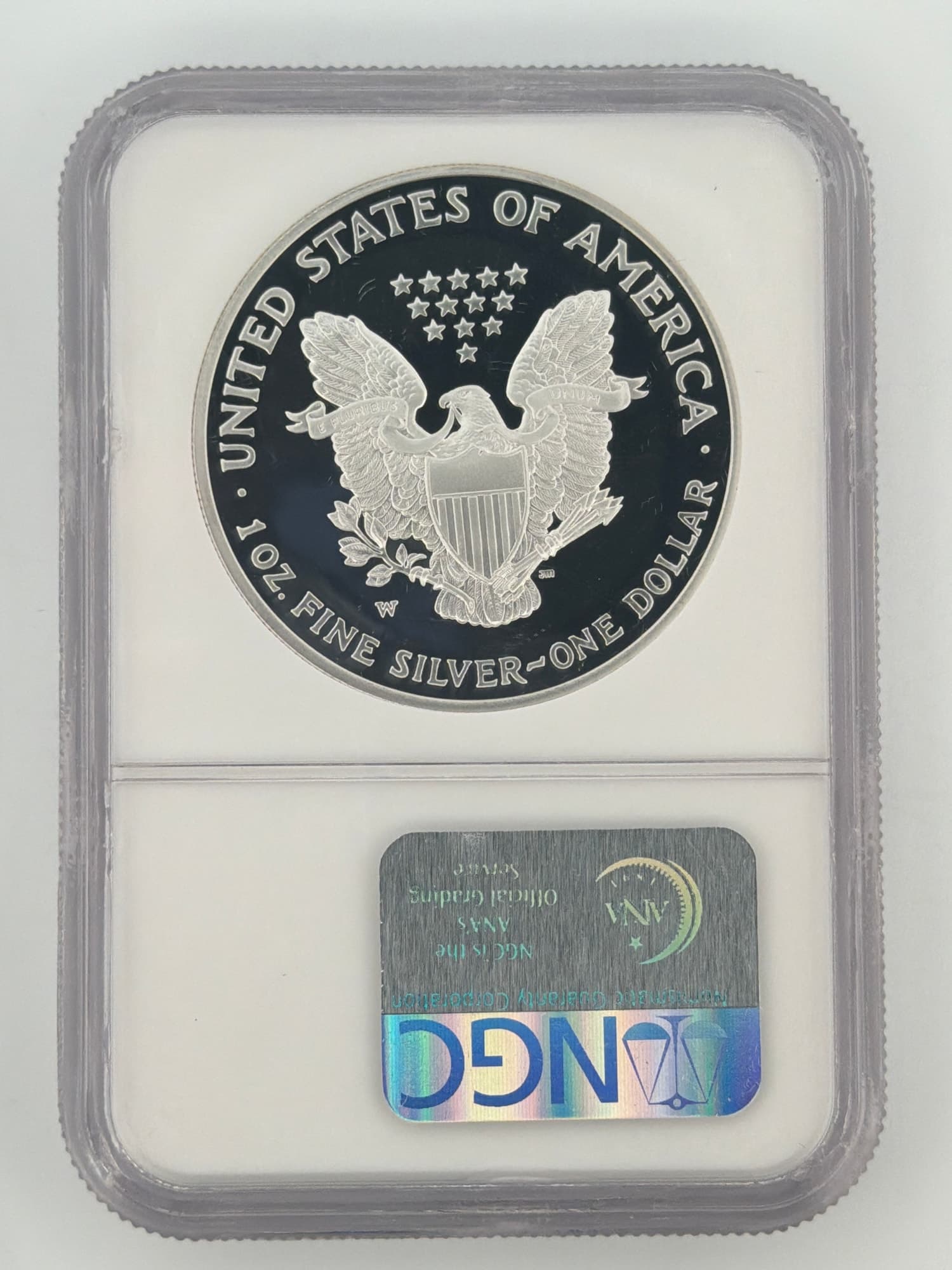 2003-W American Silver Eagle $1 NGC PF 69 Ultra Cameo - Alternate view