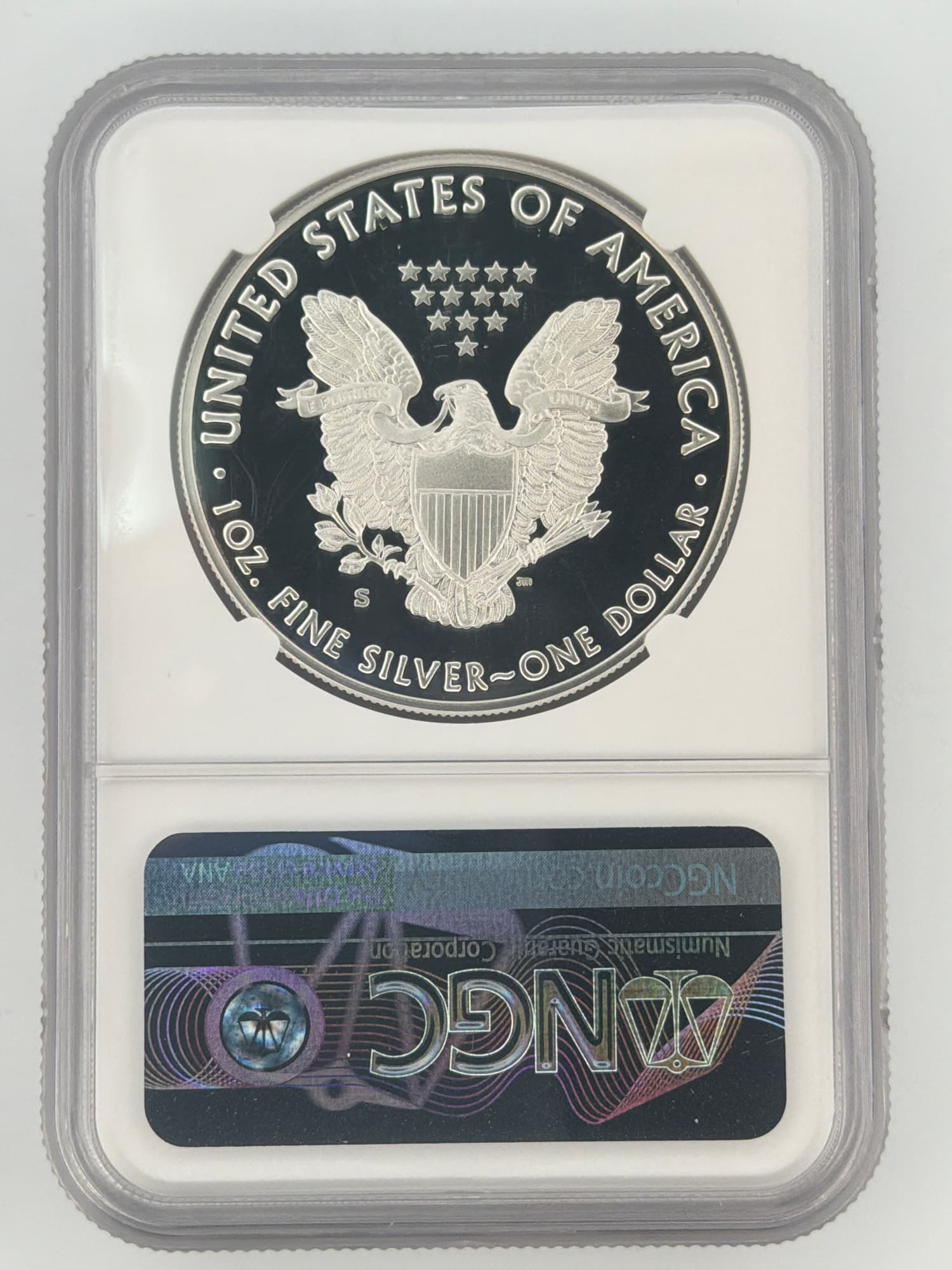 2020-S American Silver Eagle $1 NGC PF-69 Ultra Cameo - Alternate view