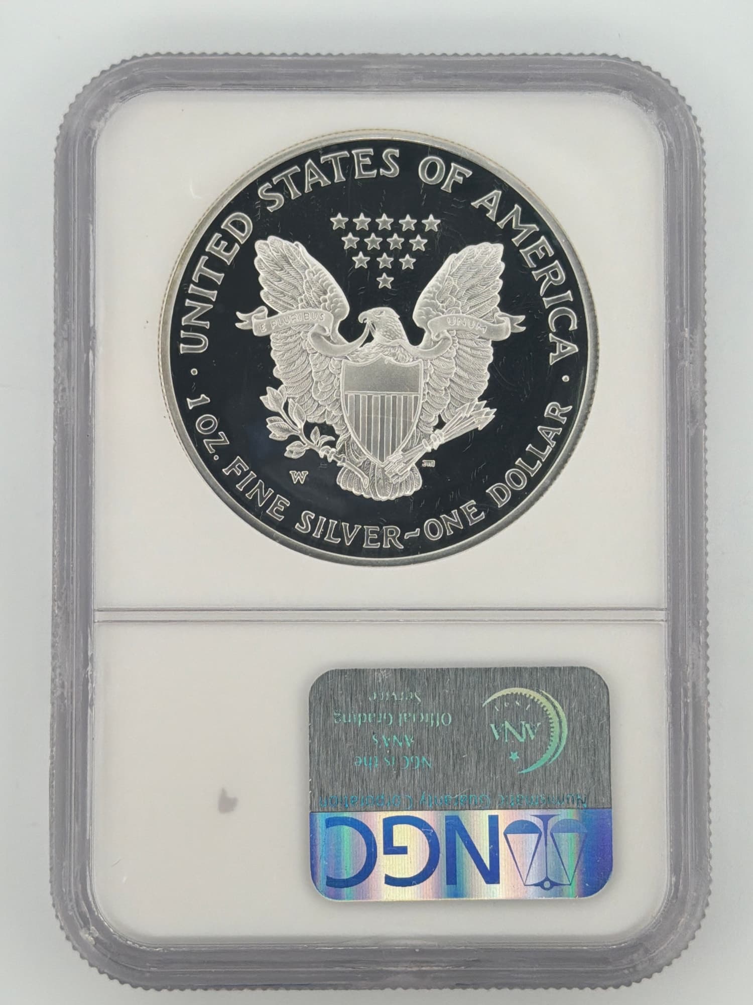 2004-W American Silver Eagle $1 NGC PF-69 Ultra Cameo - Alternate view