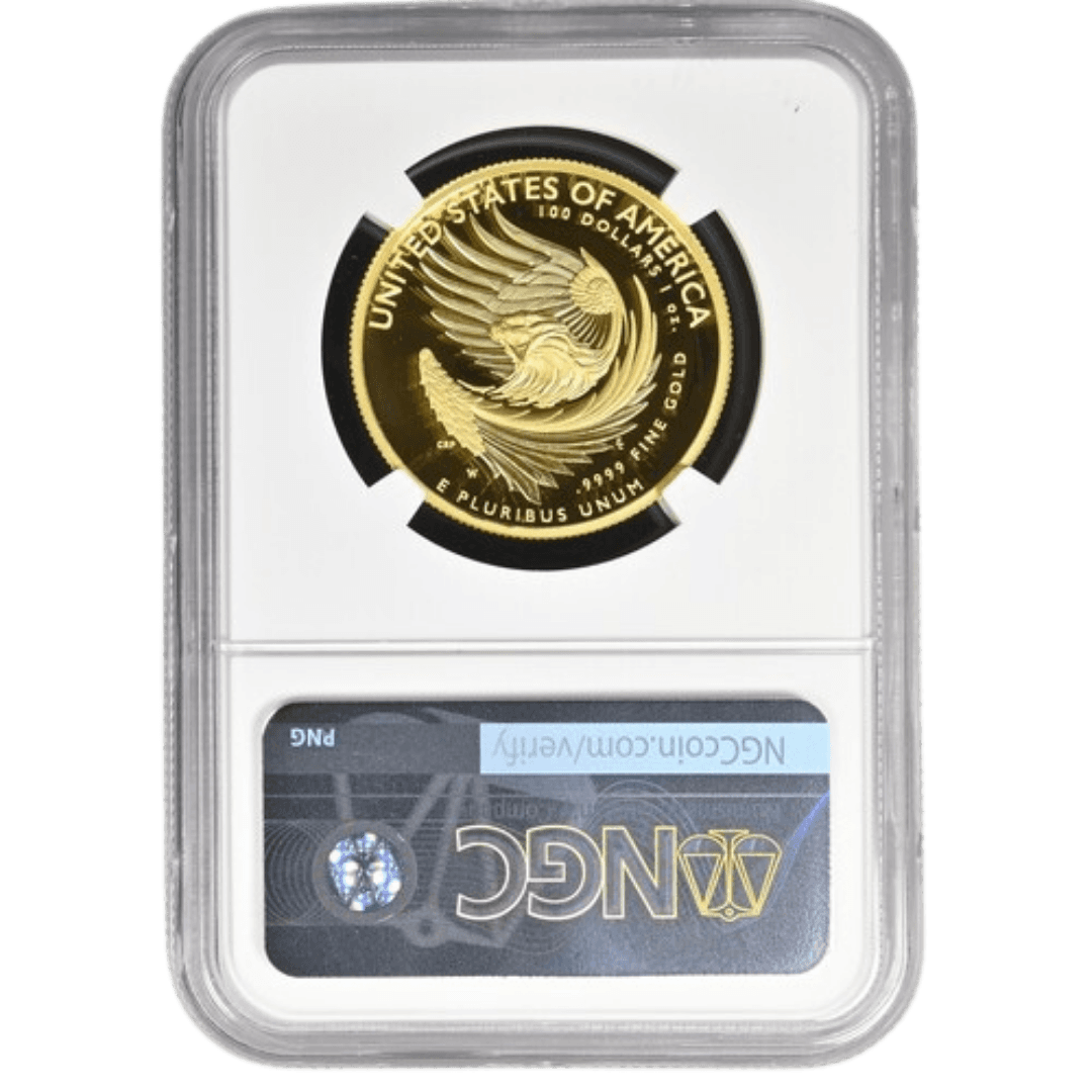 2025-W $100 American Liberty High Relief Gold Coin NGC PF70 Ultra Cameo - Alternate view