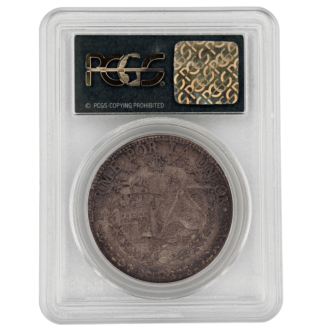1838-C South Peru 8 Reales Silver PCGS MS63 — Cuzco Mint - Alternate view