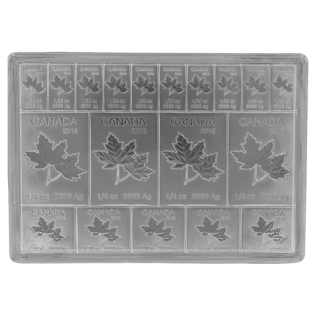 2018 Royal Canadian Mint Silver Maple Leaf Flex Bar, 2 oz .9999 Fine Silver - Alternate view