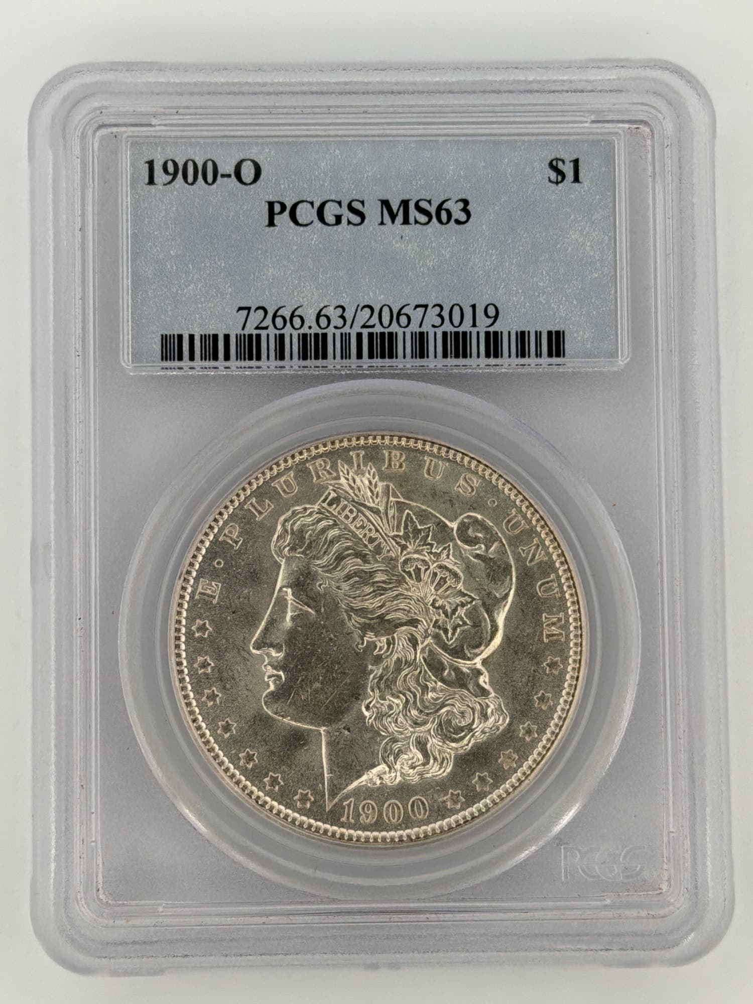 1900-O Morgan Silver Dollar PCGS MS63 – New Orleans Mint - Graded Morgan Silver Dollars from Lone Star Coins