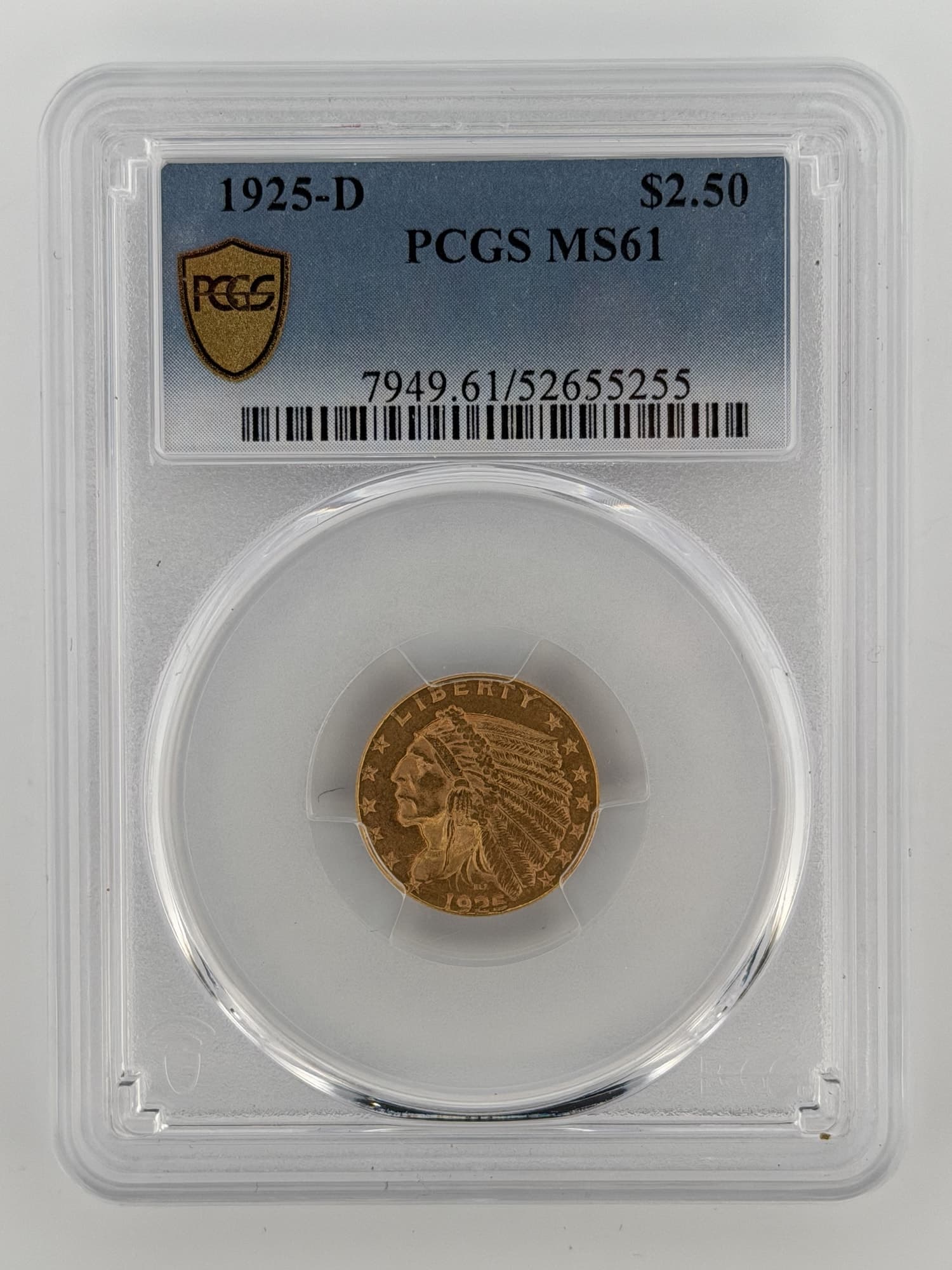 1925-D $2.50 Gold Quarter Eagle PCGS MS61 - Pre-1933 US Gold Coins from Lone Star Coins
