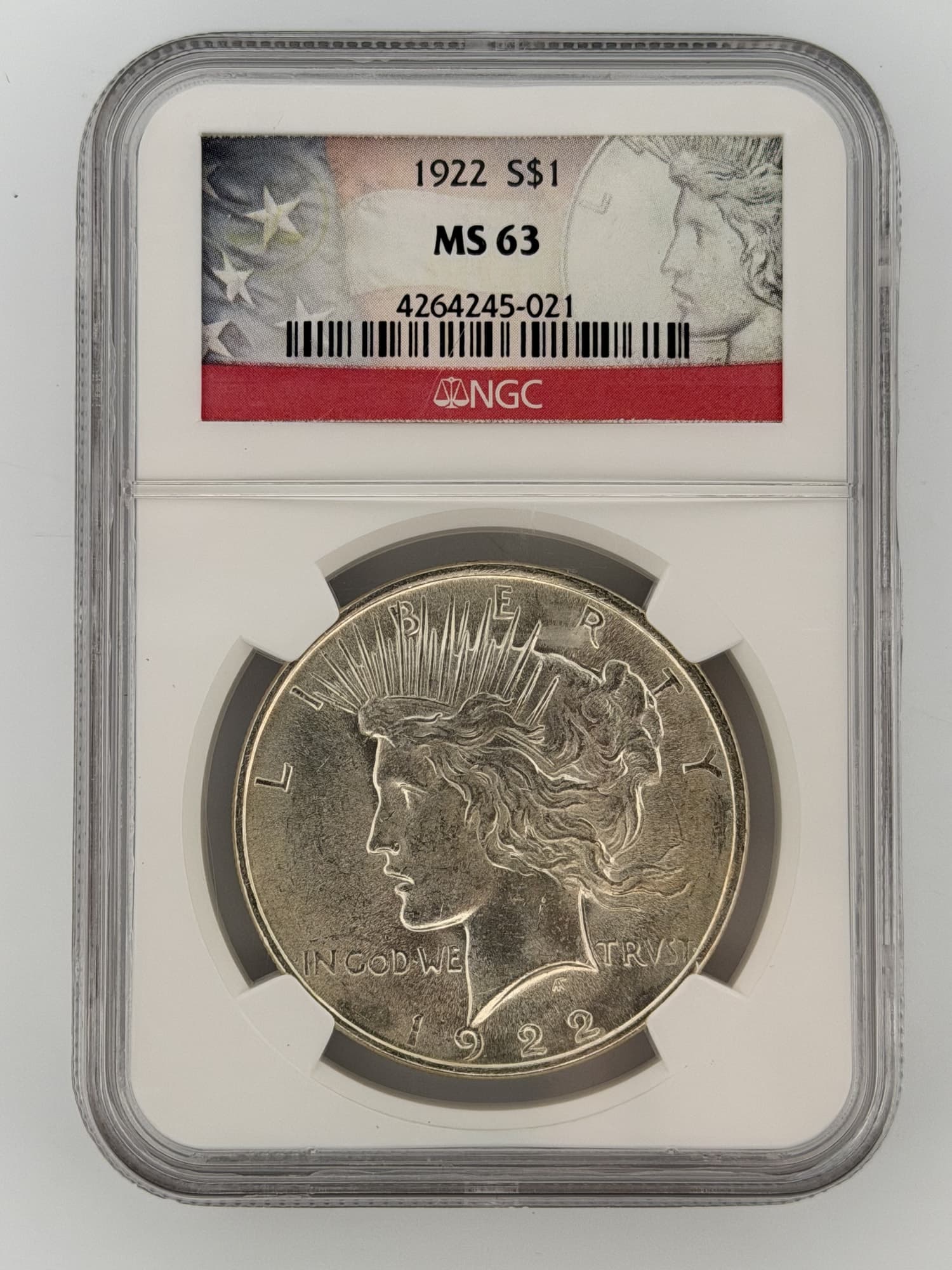 Graded Peace Silver Dollars