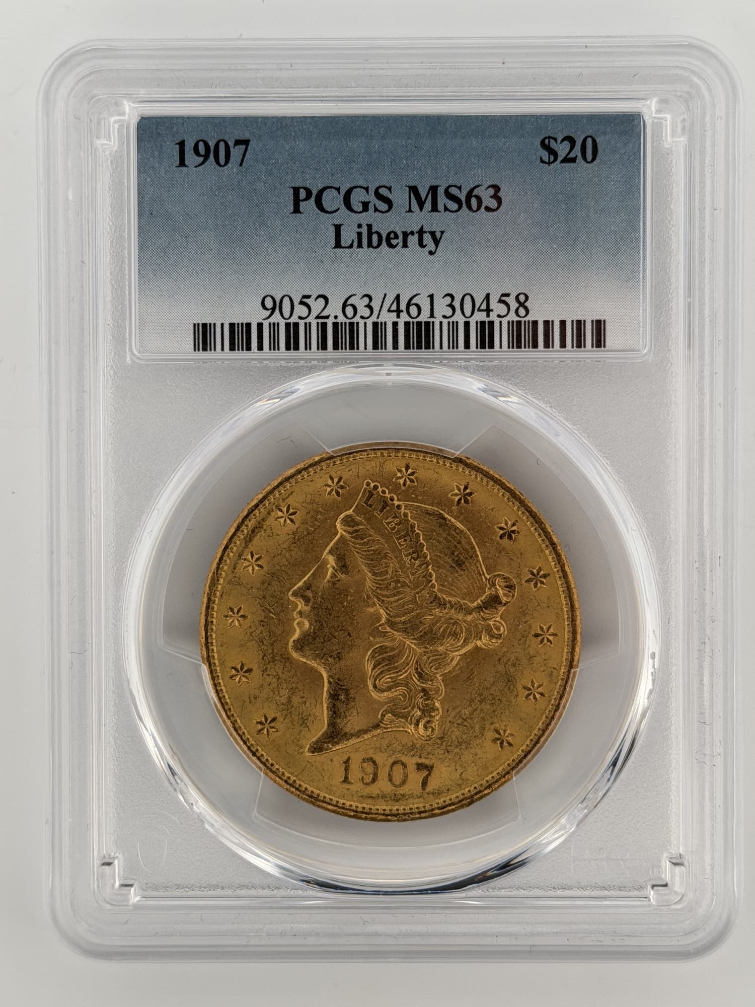 1907-P $20 Gold Double Eagle PCGS MS63 - $20 Saint-Gaudens Double Eagles from Lone Star Coins