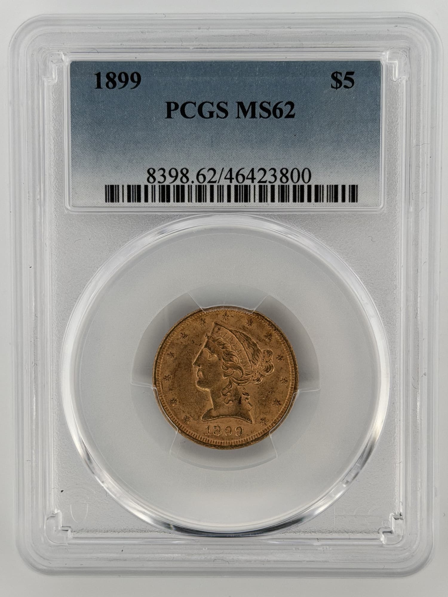 1899-P $5 Gold Half Eagle PCGS MS62 - Pre-1933 US Gold Coins from Lone Star Coins