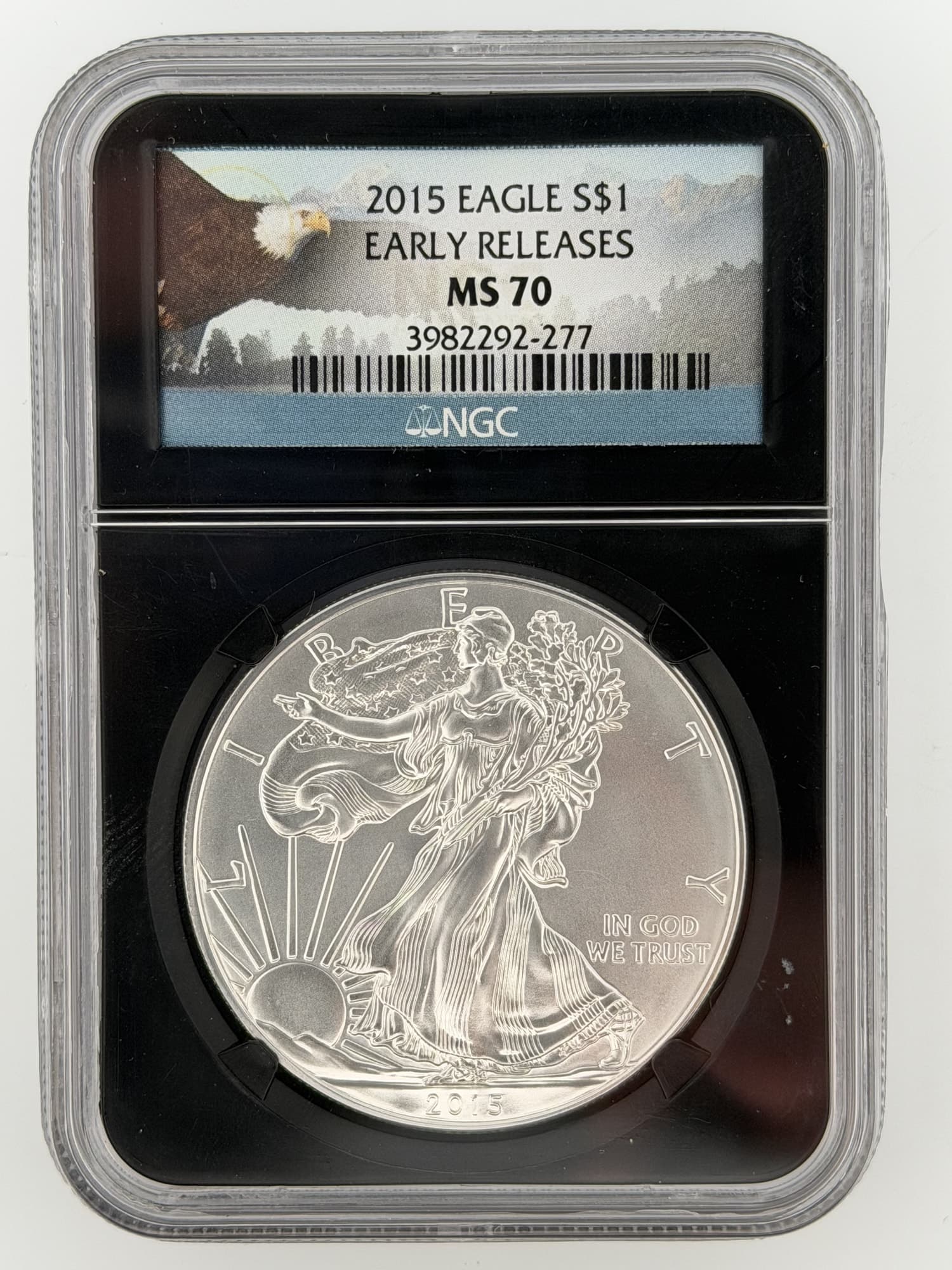 2015 American Silver Eagle $1 NGC MS70 Early Releases - Graded Silver American Eagles from Lone Star Coins