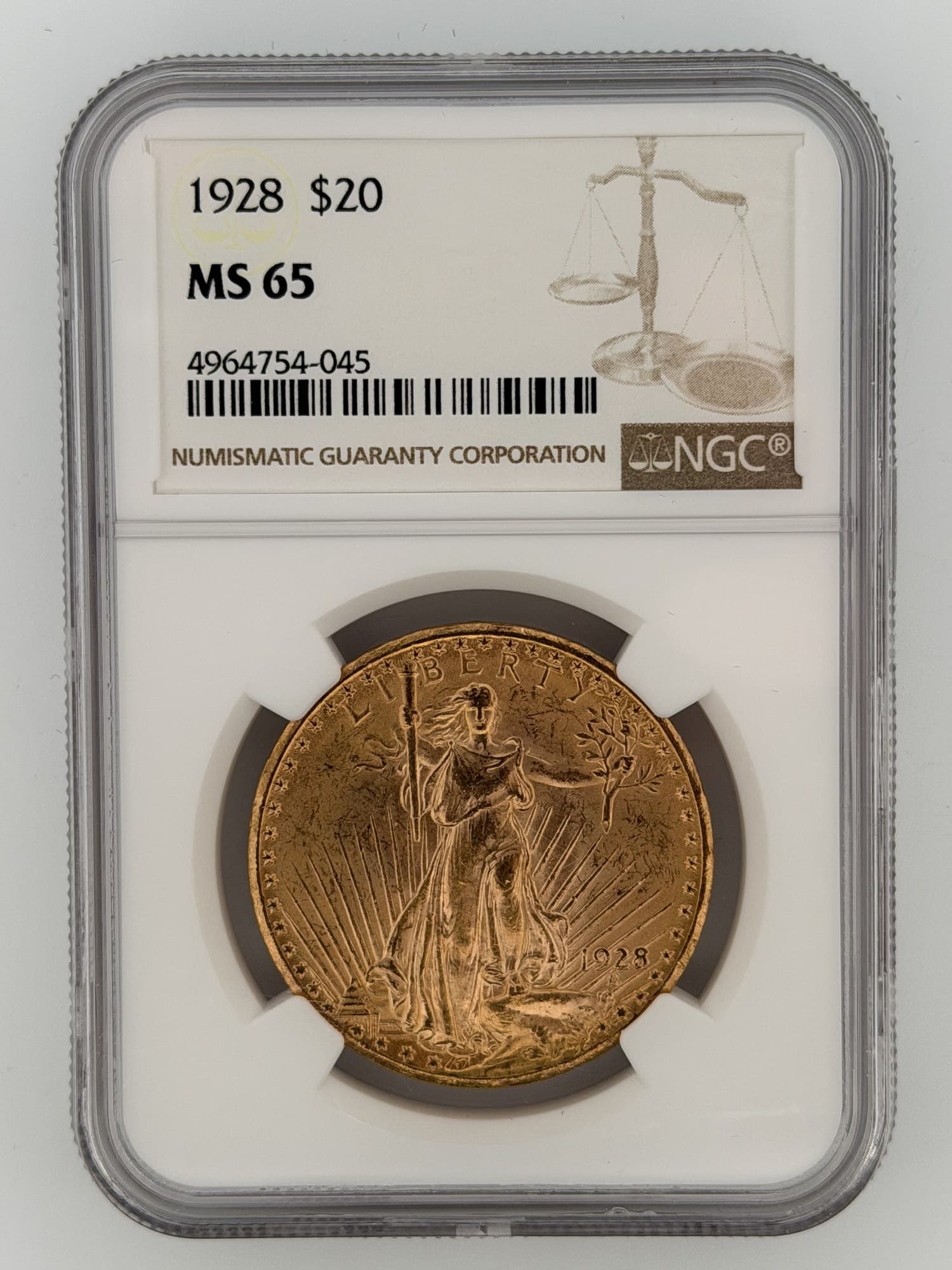1928 Saint-Gaudens Double Eagle $20 Gold NGC MS65 - $20 Saint-Gaudens Double Eagles from Lone Star Coins