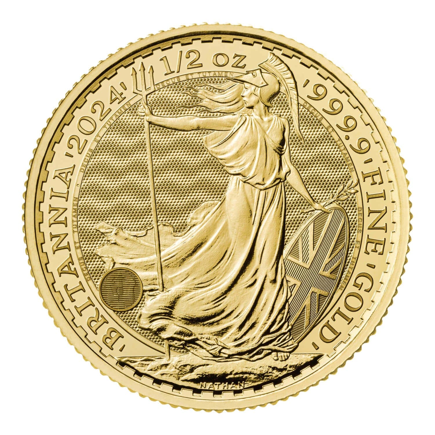 Gold Britannia | 1/2 oz (Random Year) - British Gold Coins from Lone Star Coins