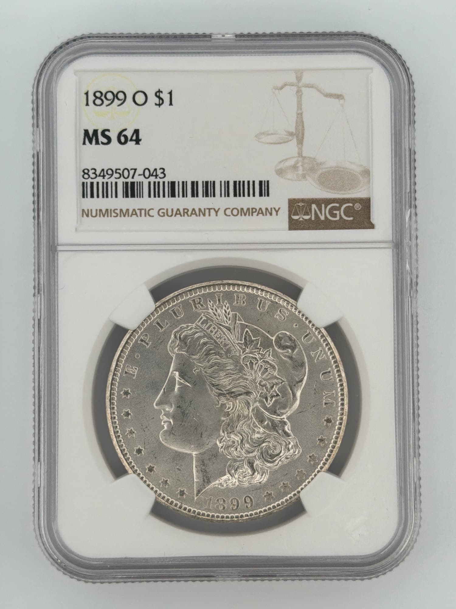 1899-O Morgan Silver Dollar NGC MS 64 New Orleans Mint - Graded Morgan Silver Dollars from Lone Star Coins
