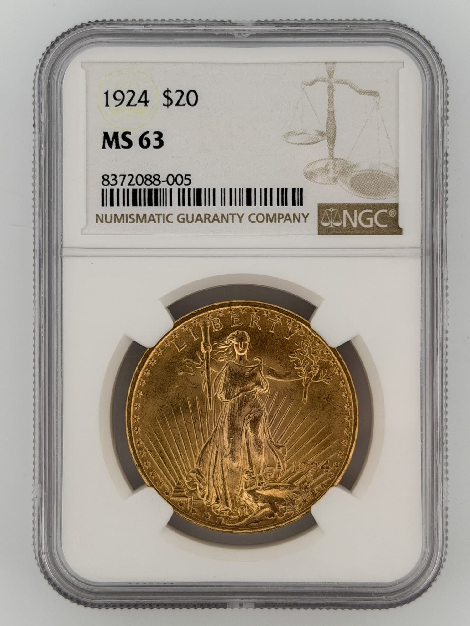 1924 Saint-Gaudens Double Eagle $20 Gold NGC MS63 - $20 Saint-Gaudens Double Eagles from Lone Star Coins