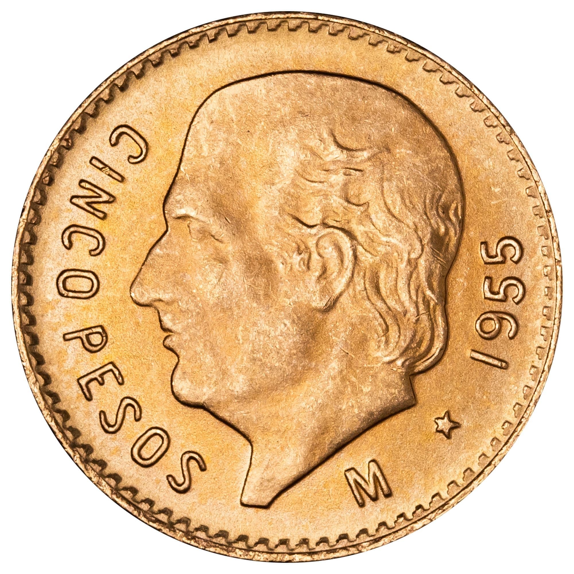 5 Peso Gold Mexican Gold