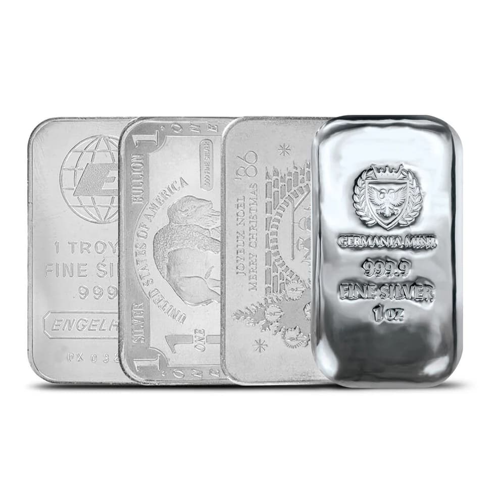 Silver Bar | 1 oz (Our Choice) - Silver Bars from Lone Star Coins